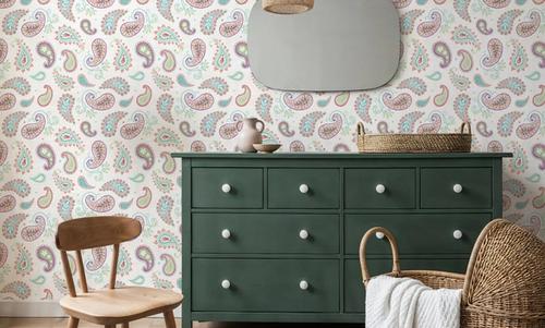 Cacti Paisley White