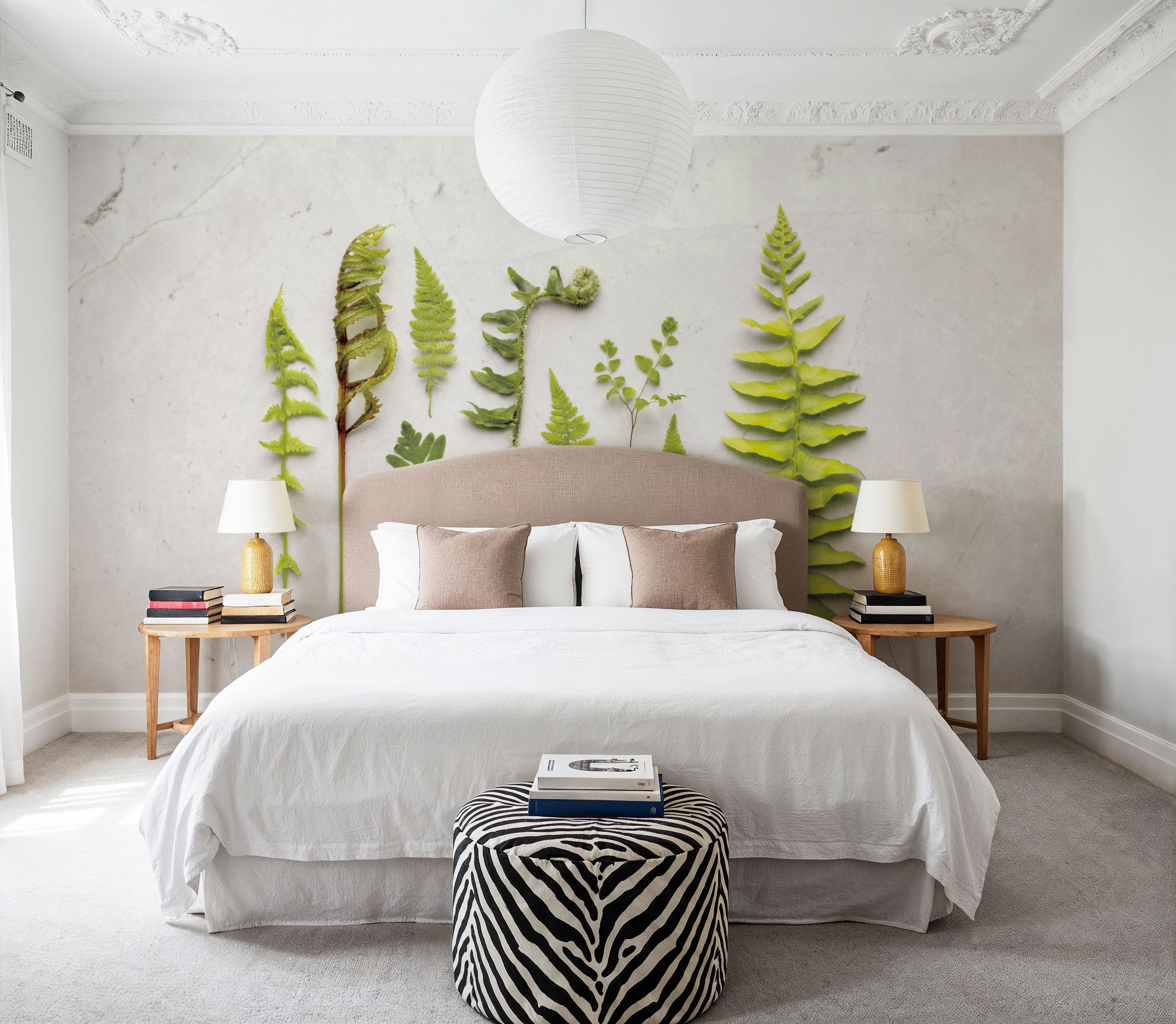 Flat Lay Ferns II