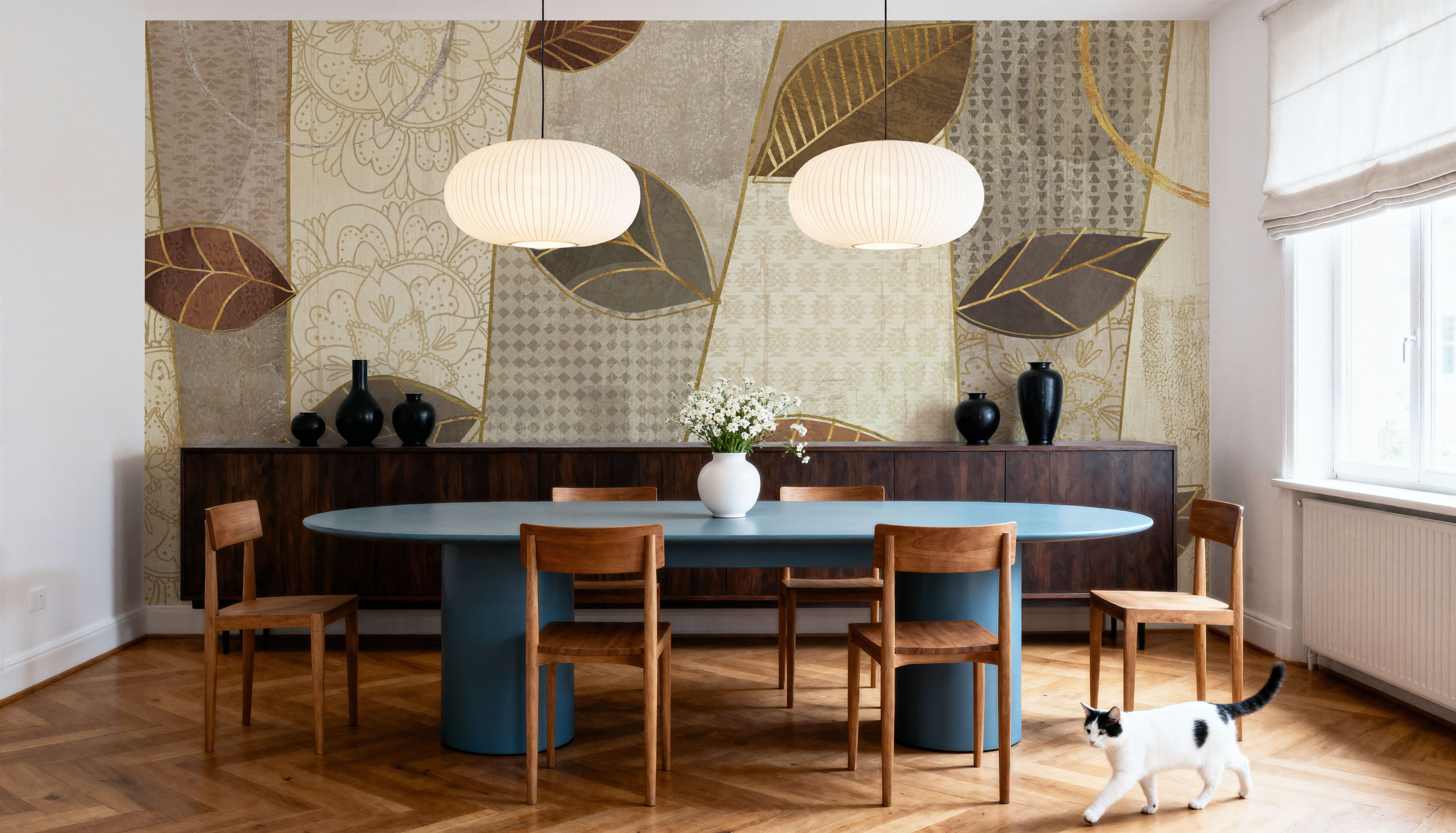 Bohemian Leaves I Neutral