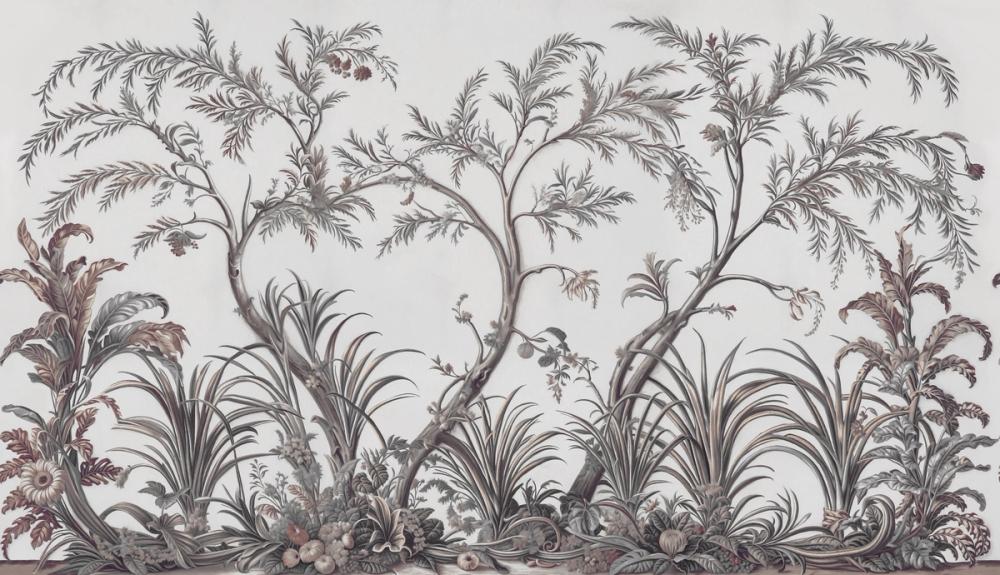 Intricate Garden, Rosy Beige