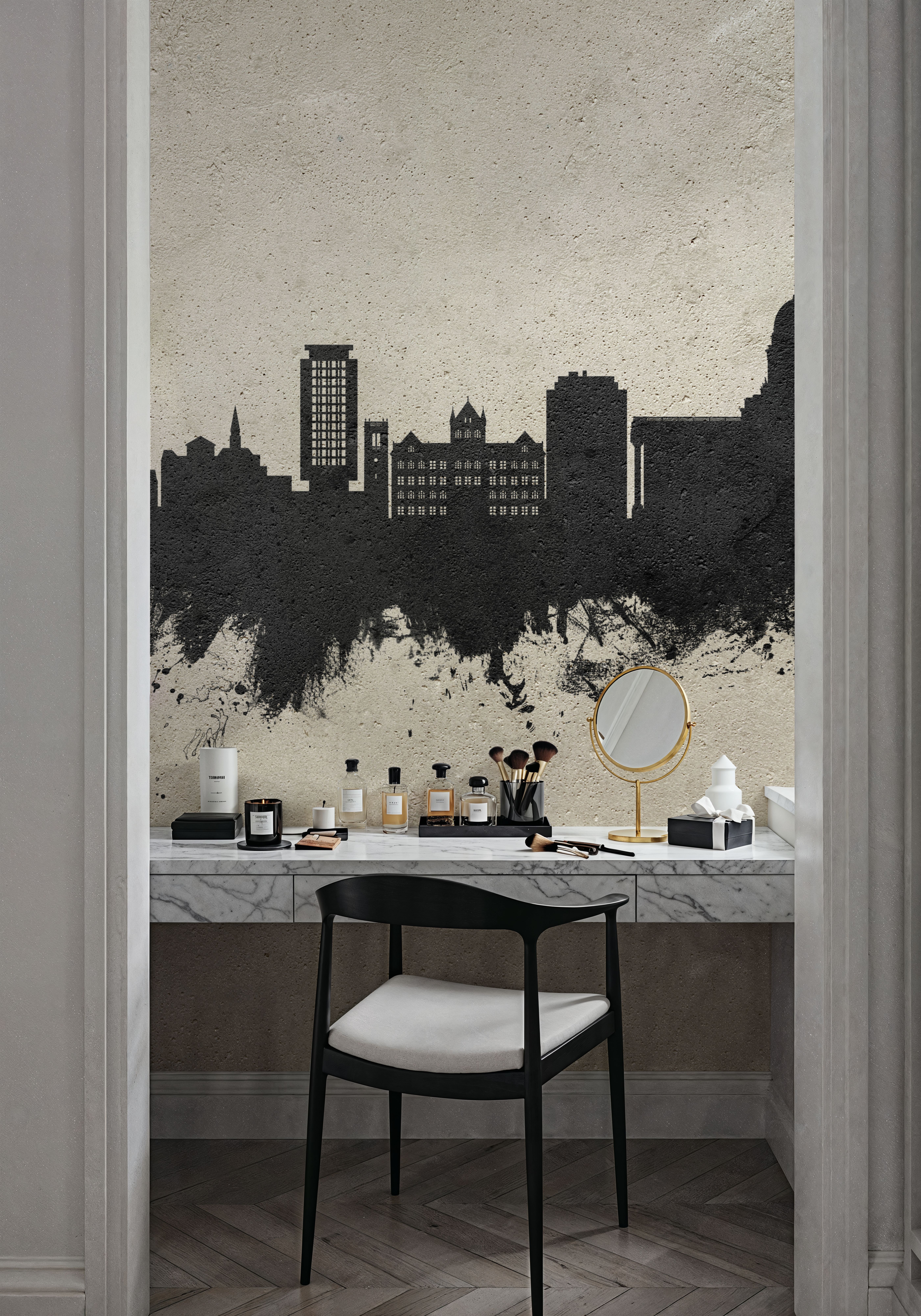 Madison Wisconsin Skyline Concrete