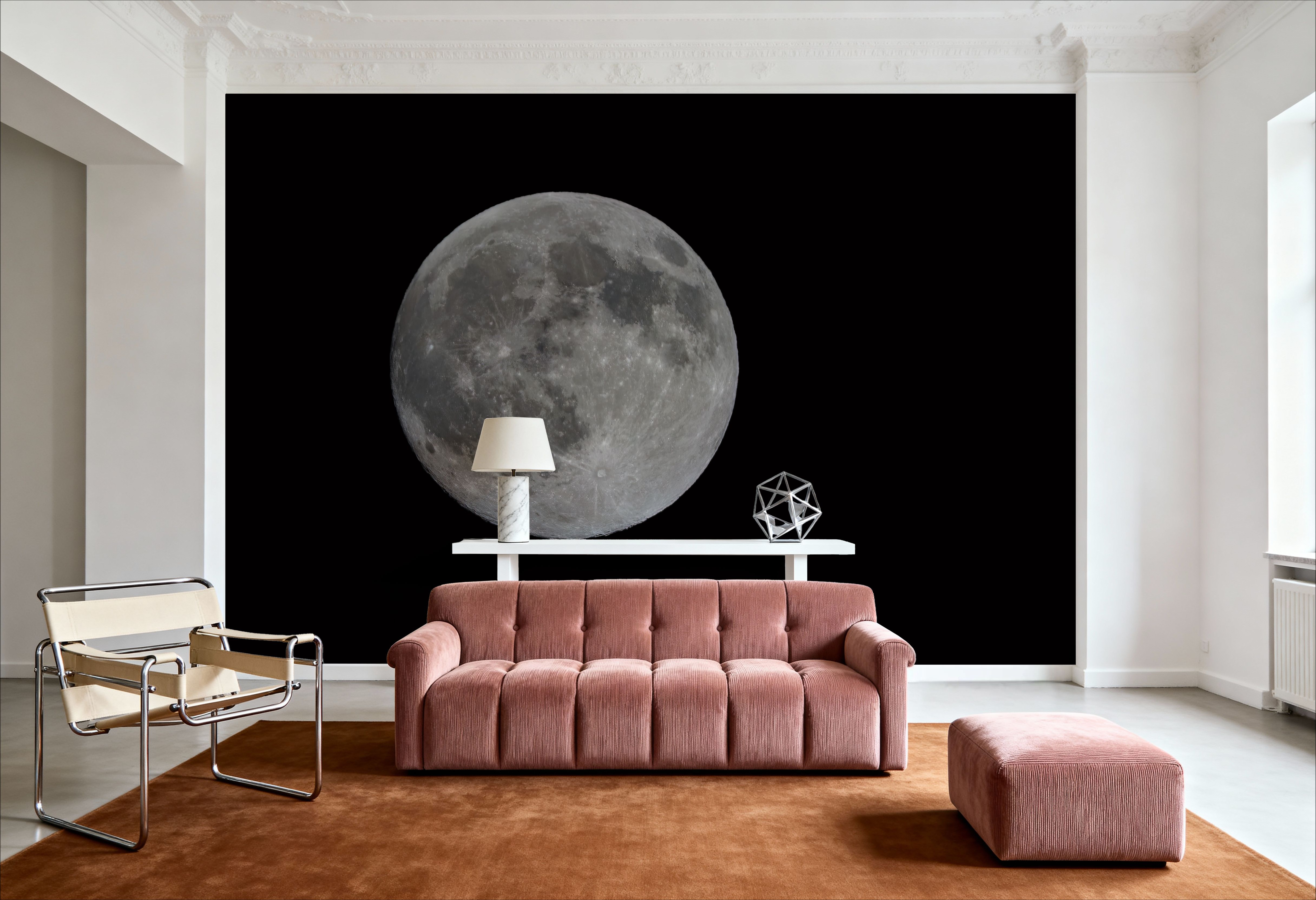 Spring Moon Rising, Wallpaper