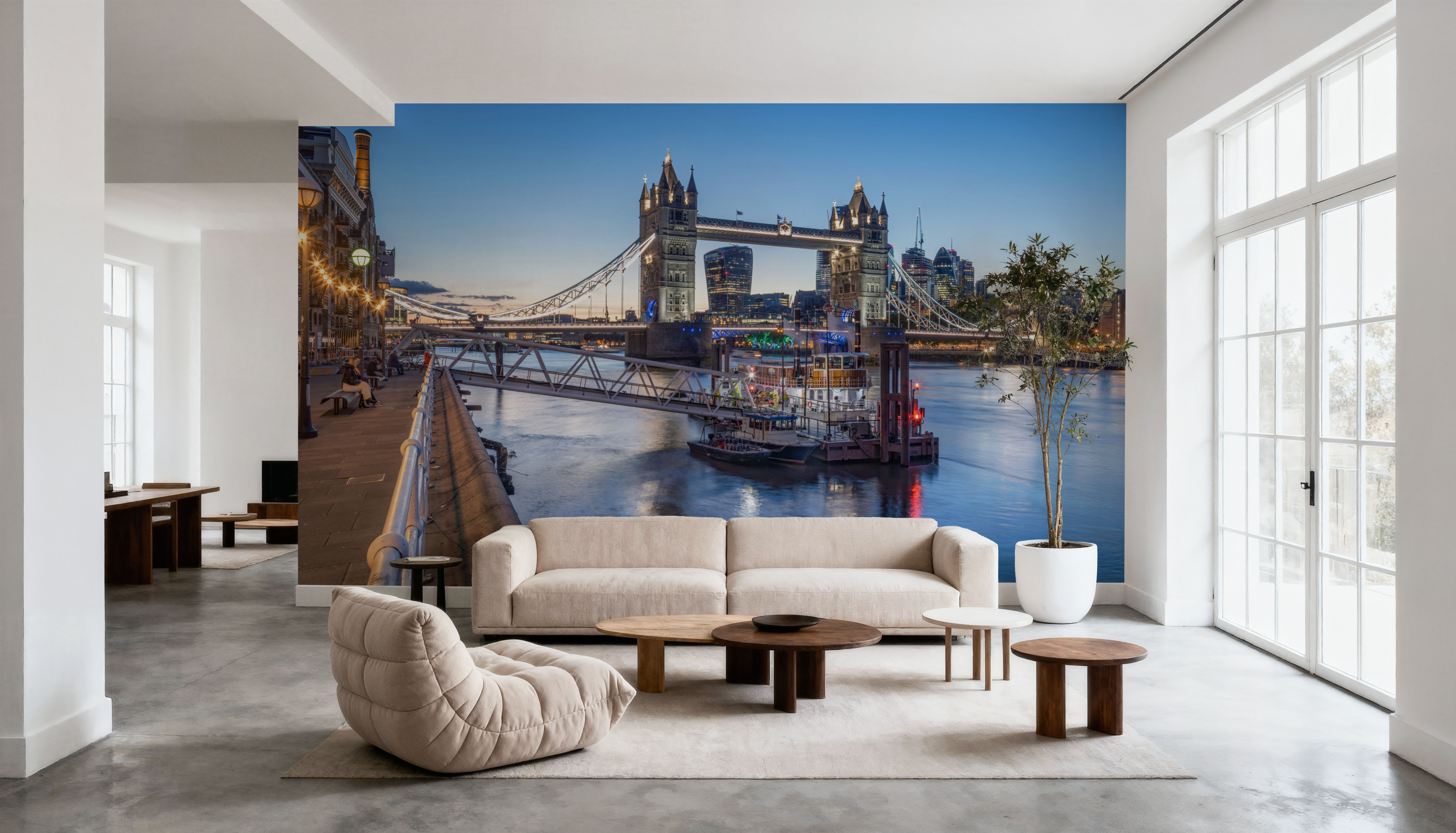 Tower Bridge at Night, Wallpaper