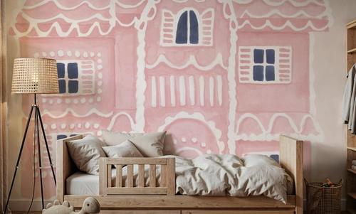 Gingerbread Dream House I Pink