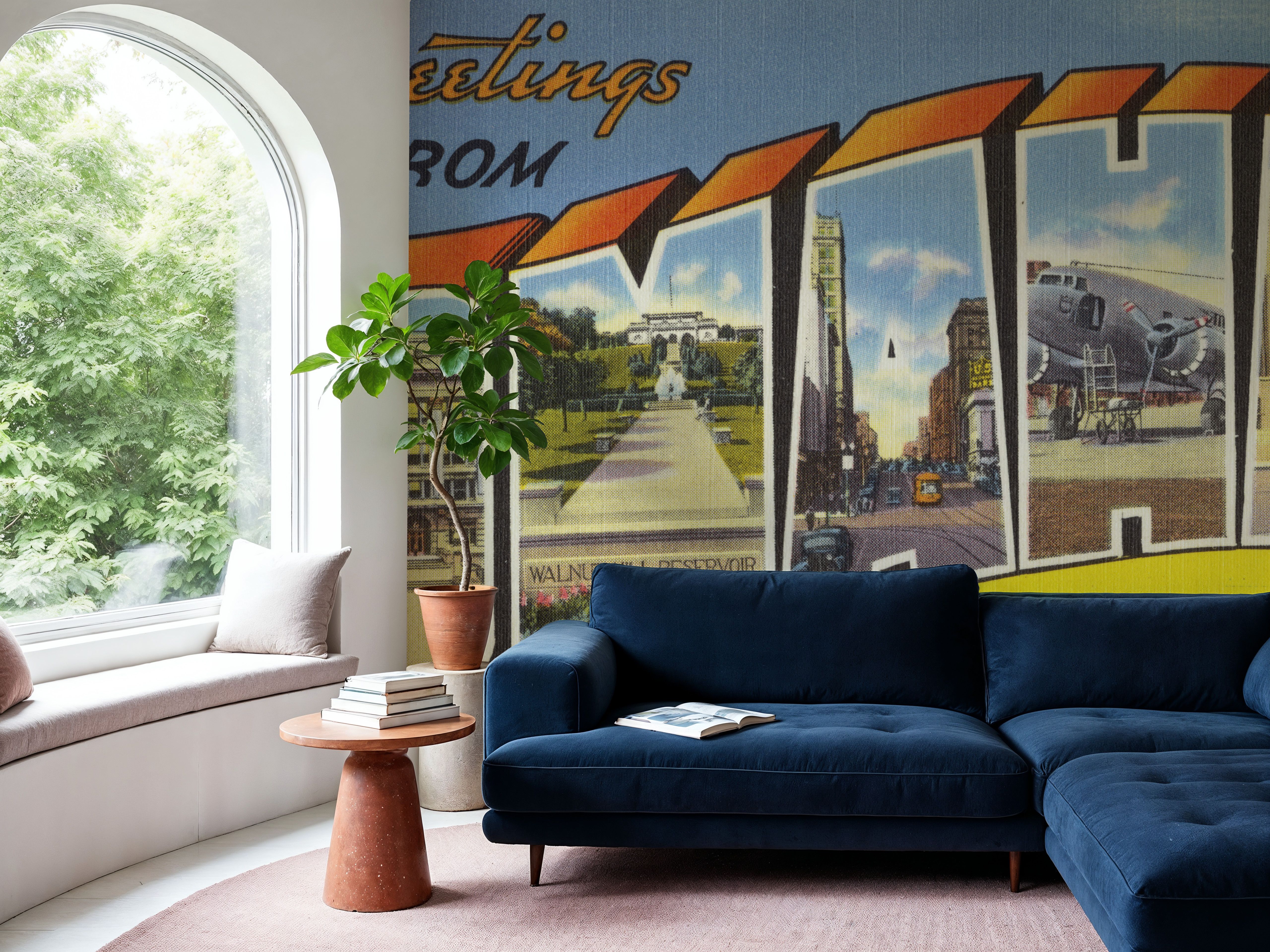 Greetings from Omaha - Screenprint Postcard