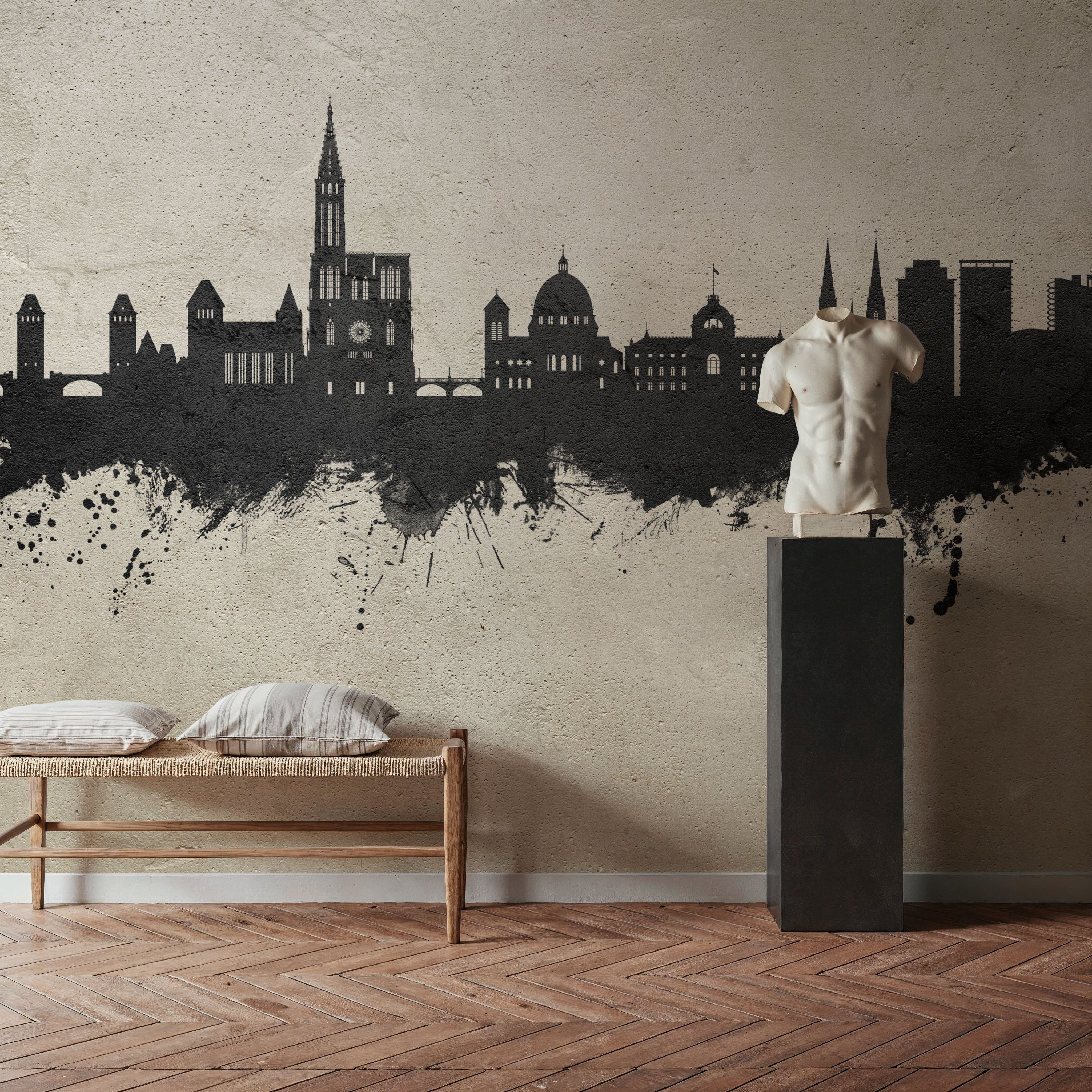 Strasbourg France Skyline Concrete