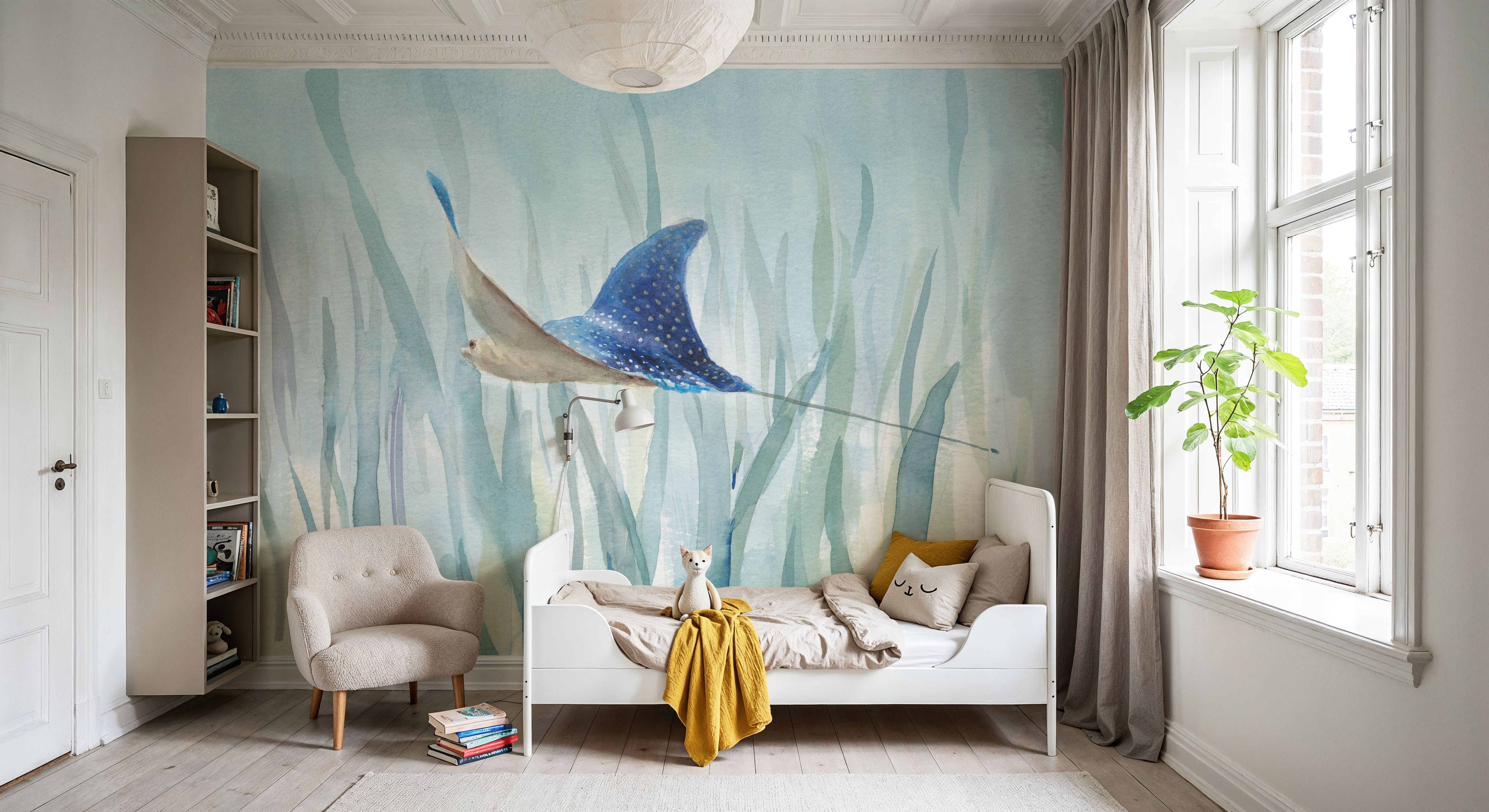 Undersea Ray, Wallpaper