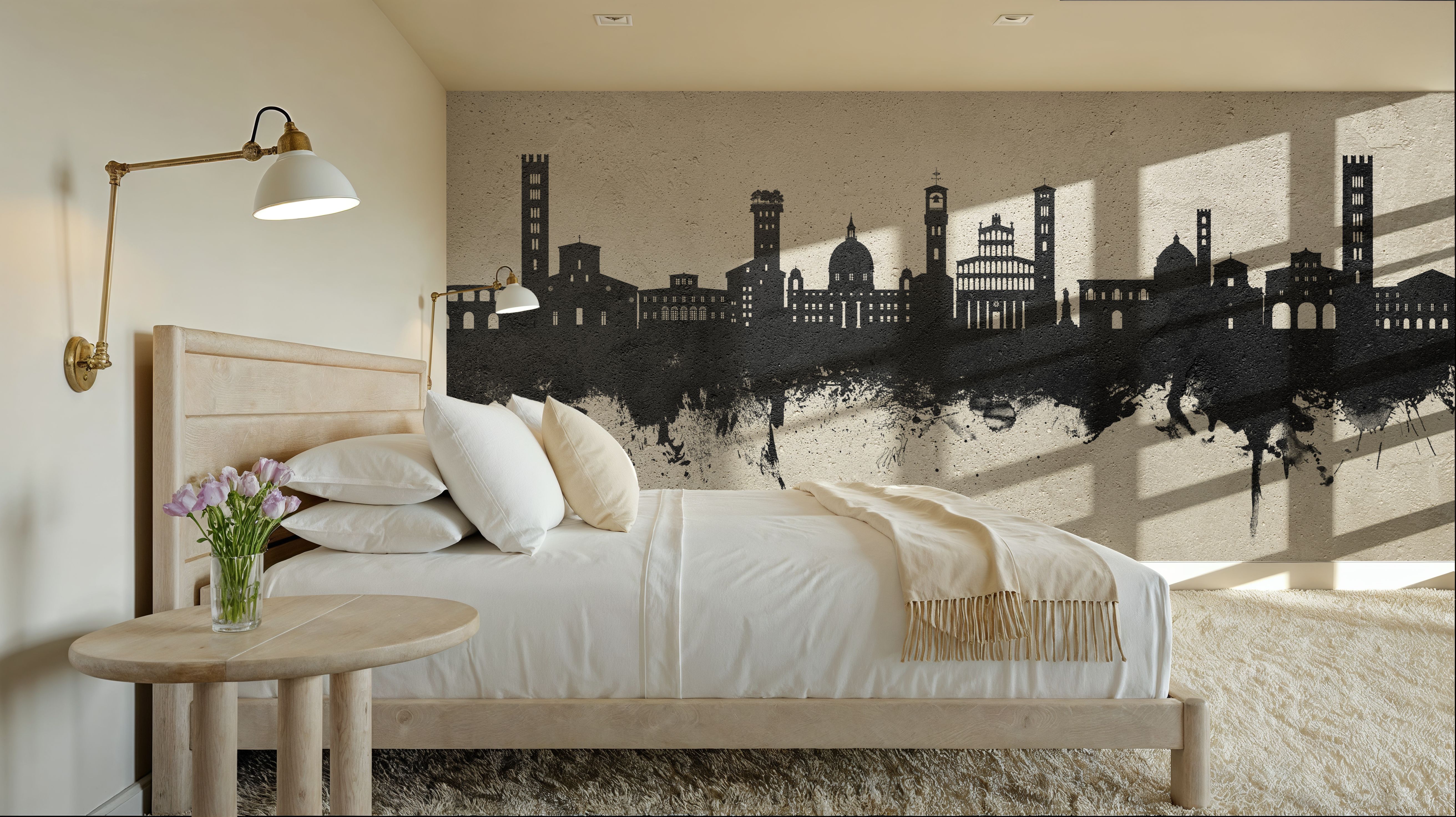 Lucca Italy Skyline Concrete