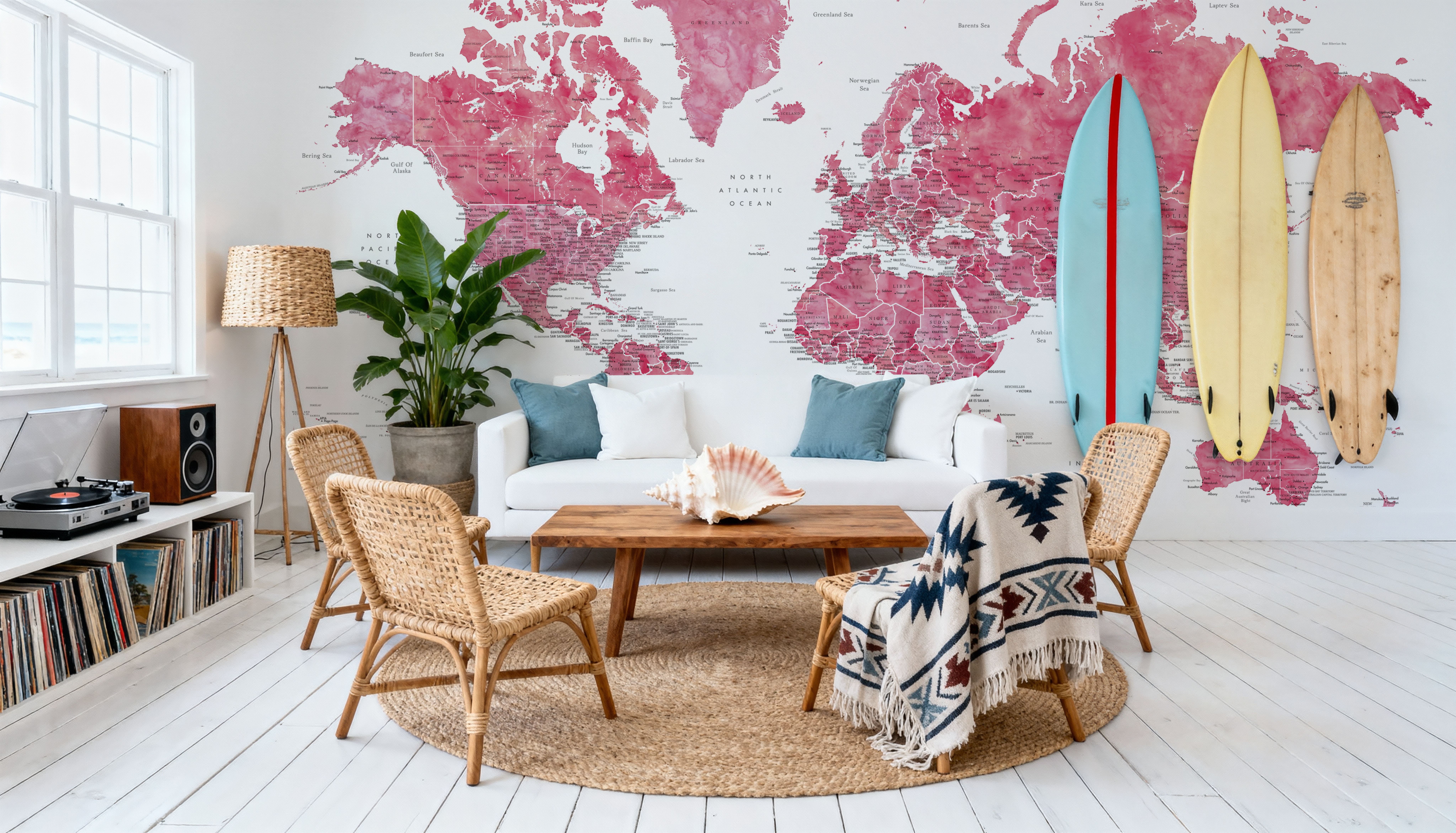 World Map Cities - Wanda, Wallpaper