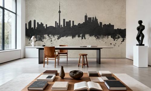 Toronto Canada Skyline Concrete