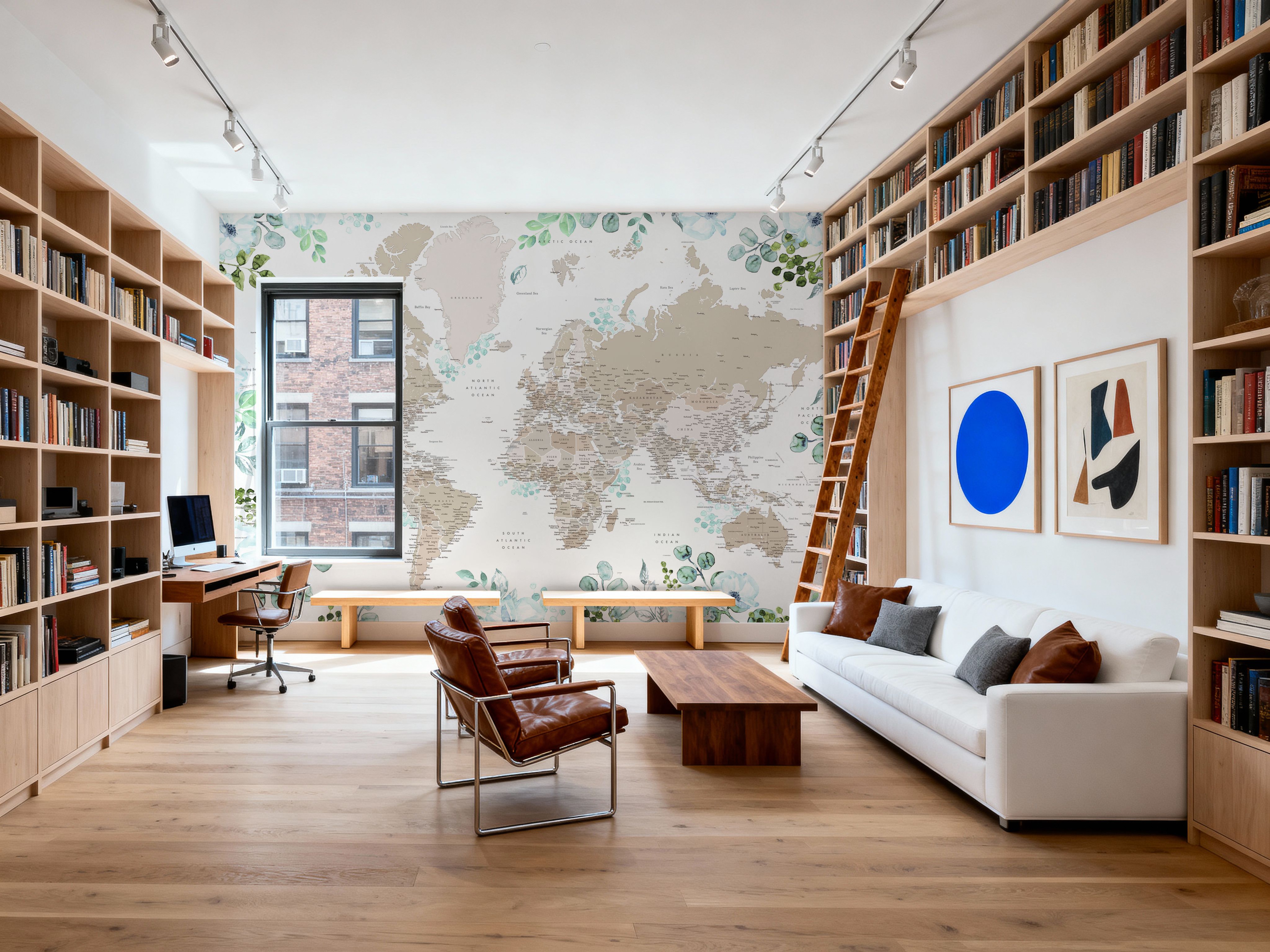 World Map Cities - Leanne, Wallpaper