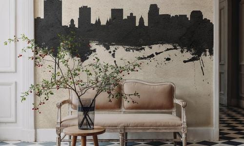 Salt Lake City Utah Skyline Concrete