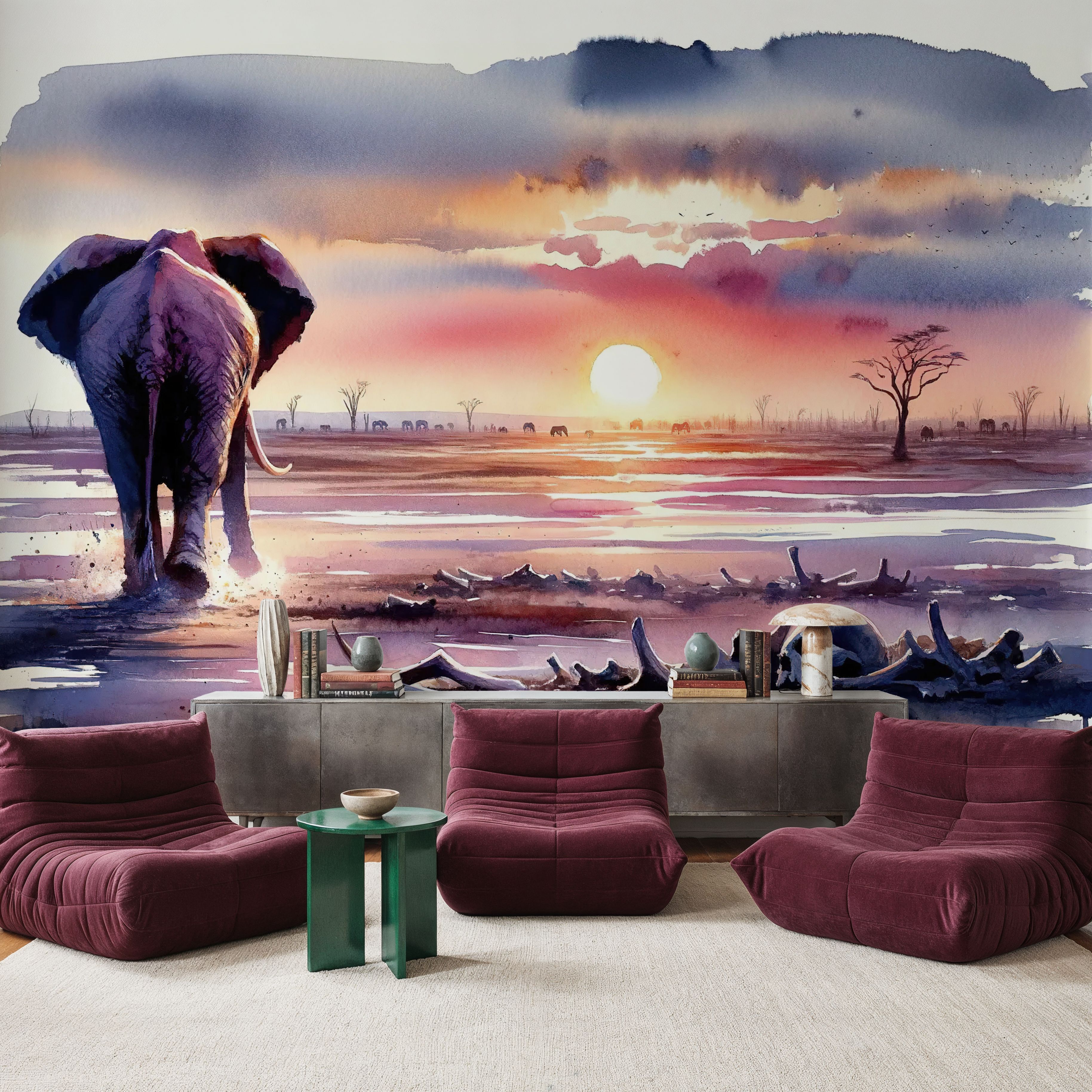 Elephant's Twilight Path