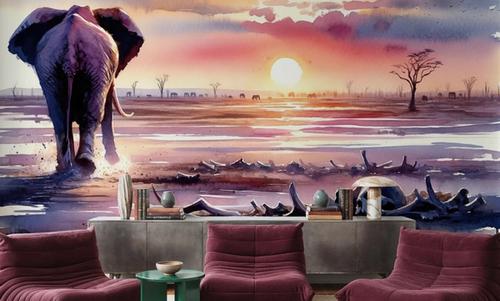 Elephant's Twilight Path