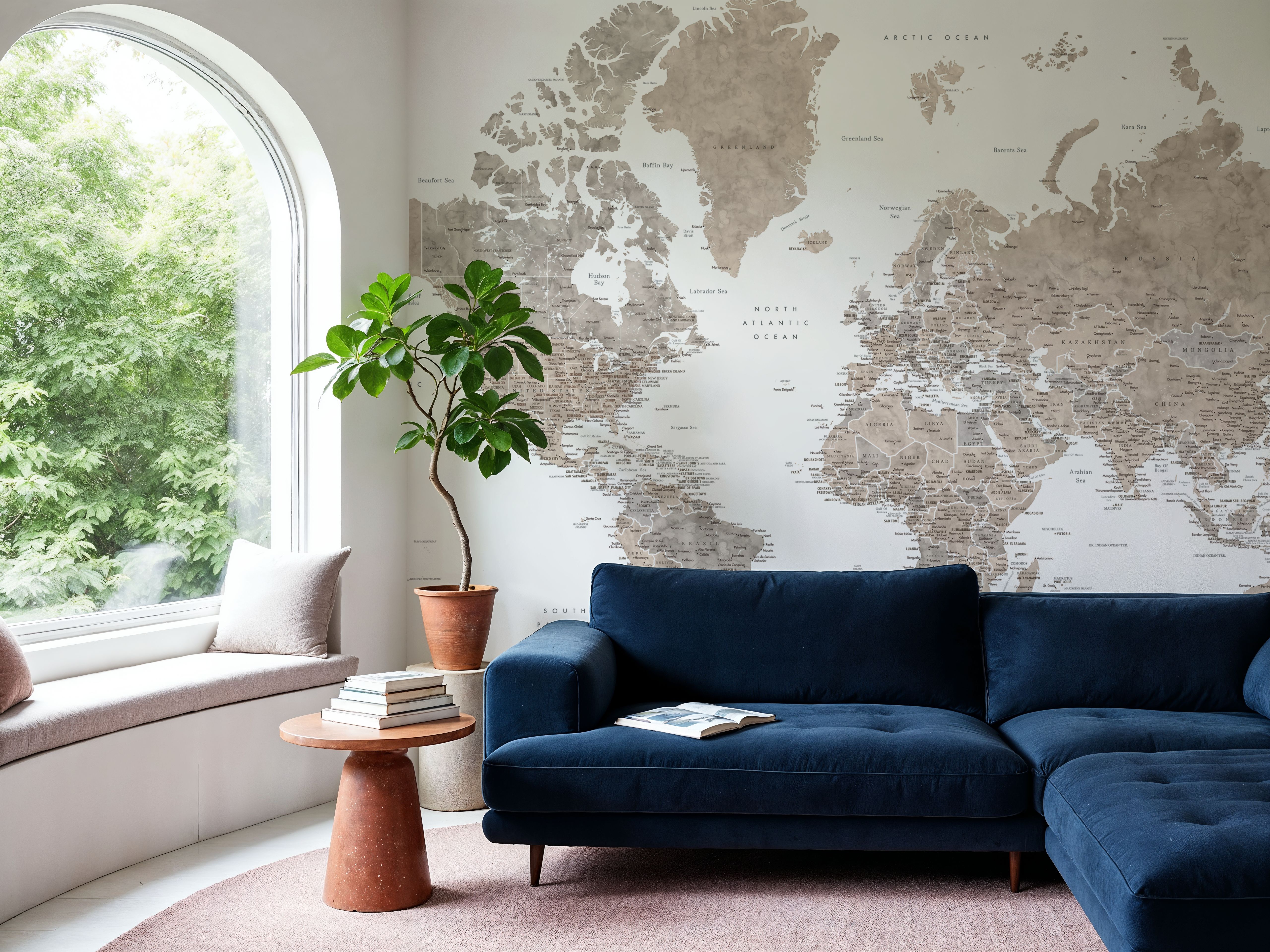 World Map Cities - Abey