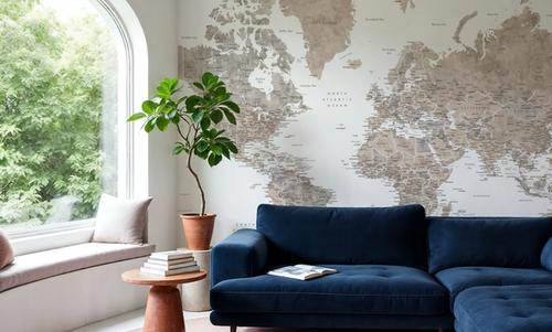 World Map Cities - Abey