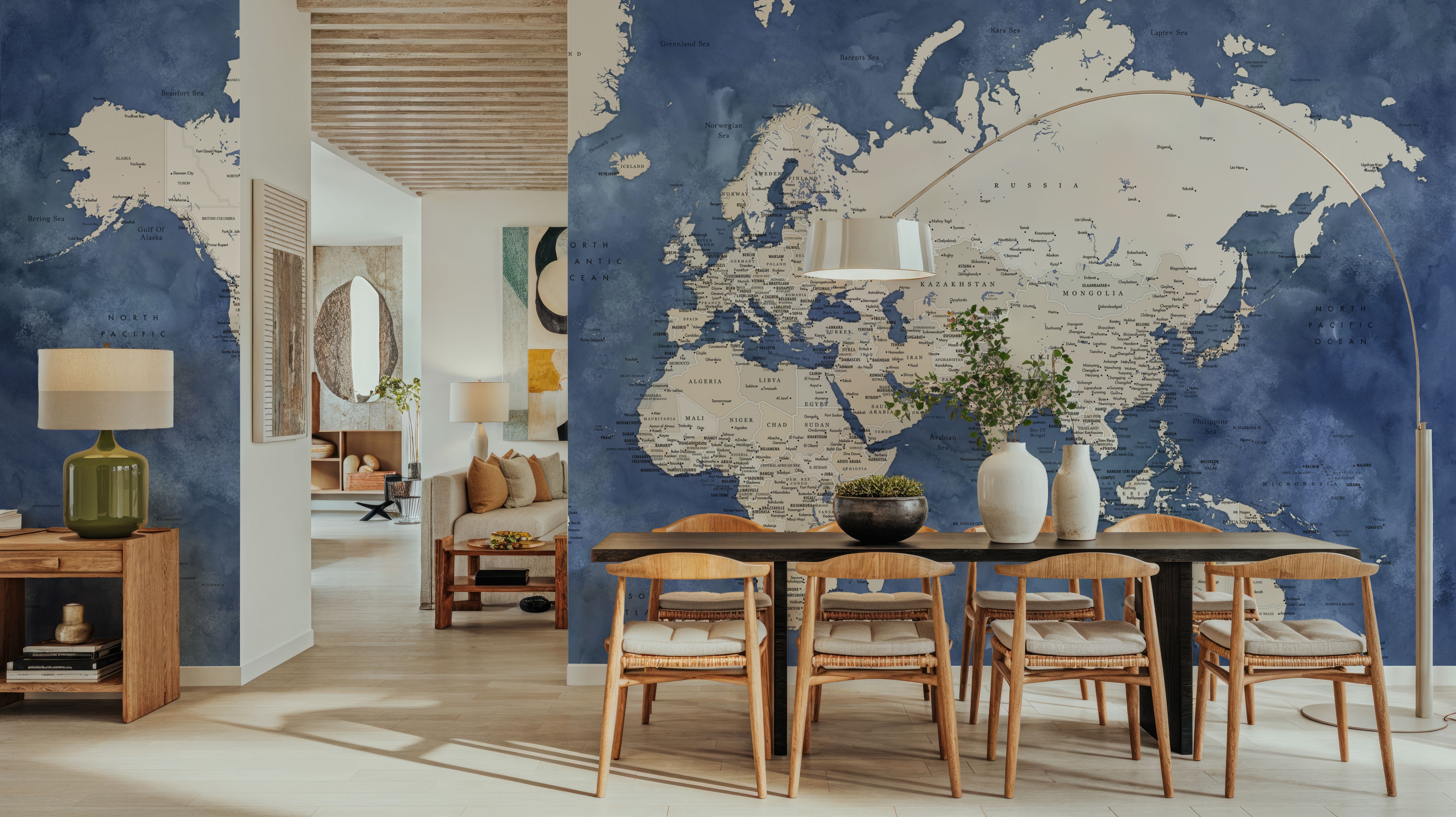 World Map Cities - Sabeen