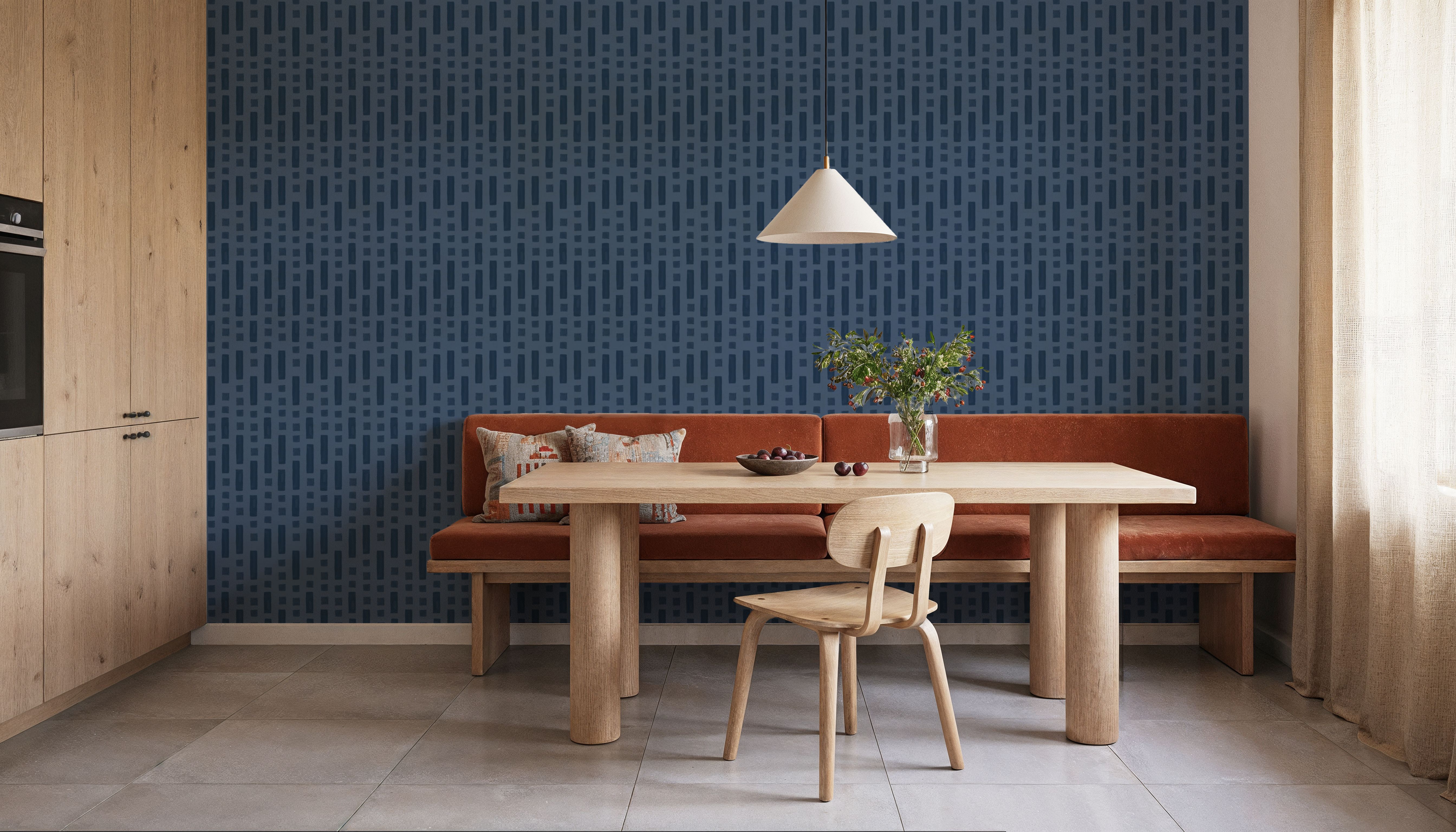 Coastal Signals Dark Blue