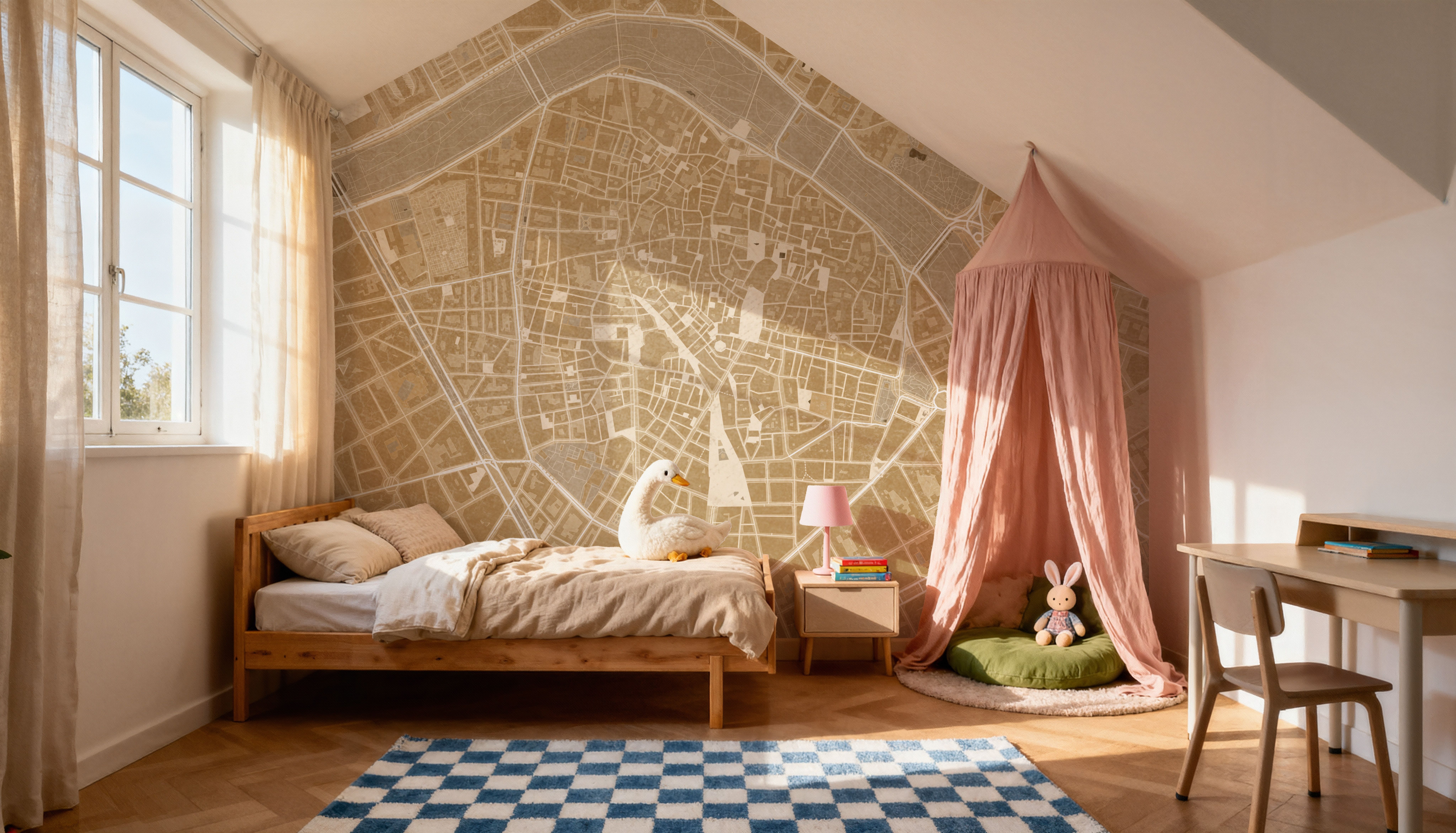 Valencia City Ochre, Behang