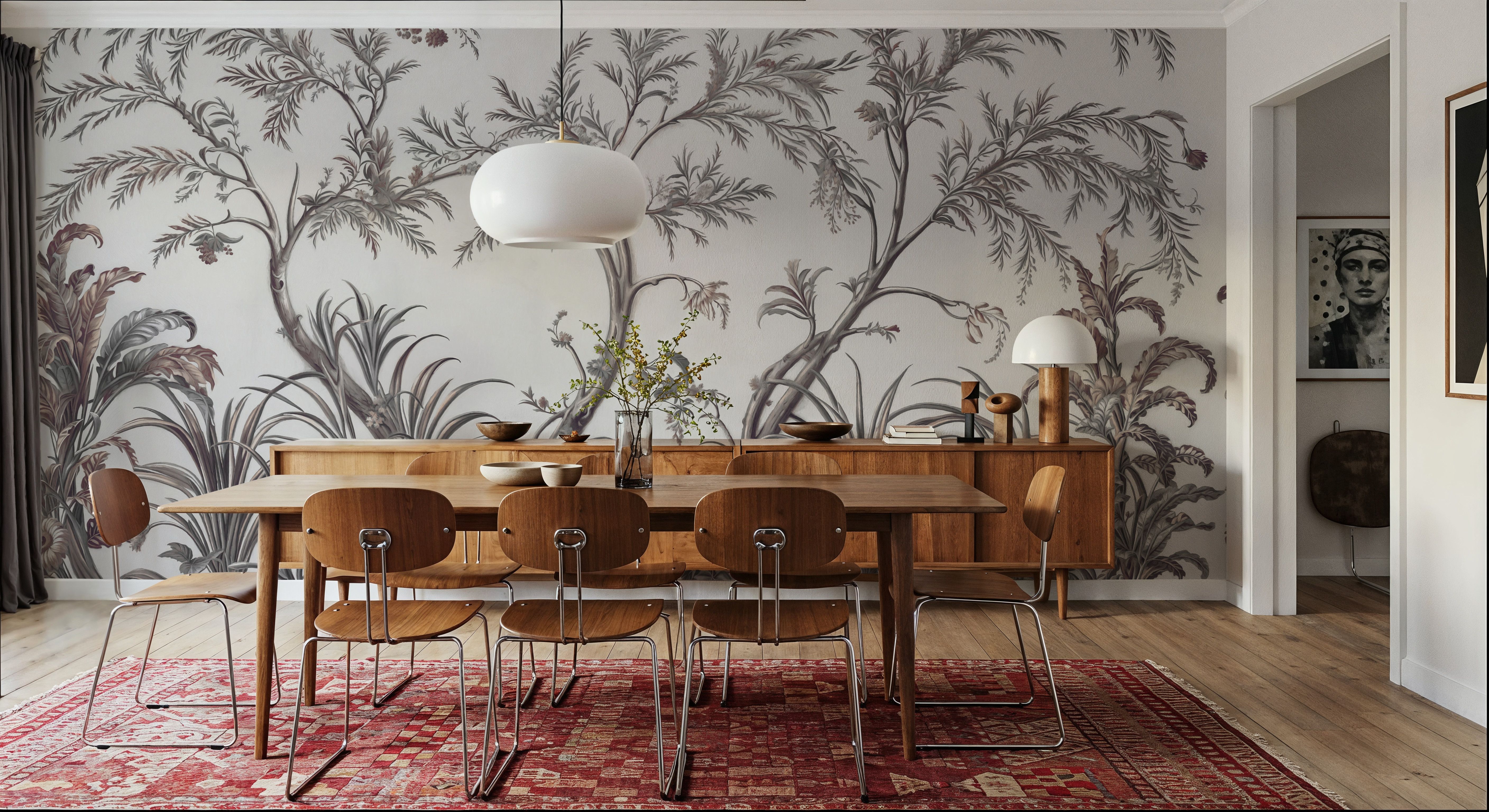 Intricate Garden, Rosy Beige