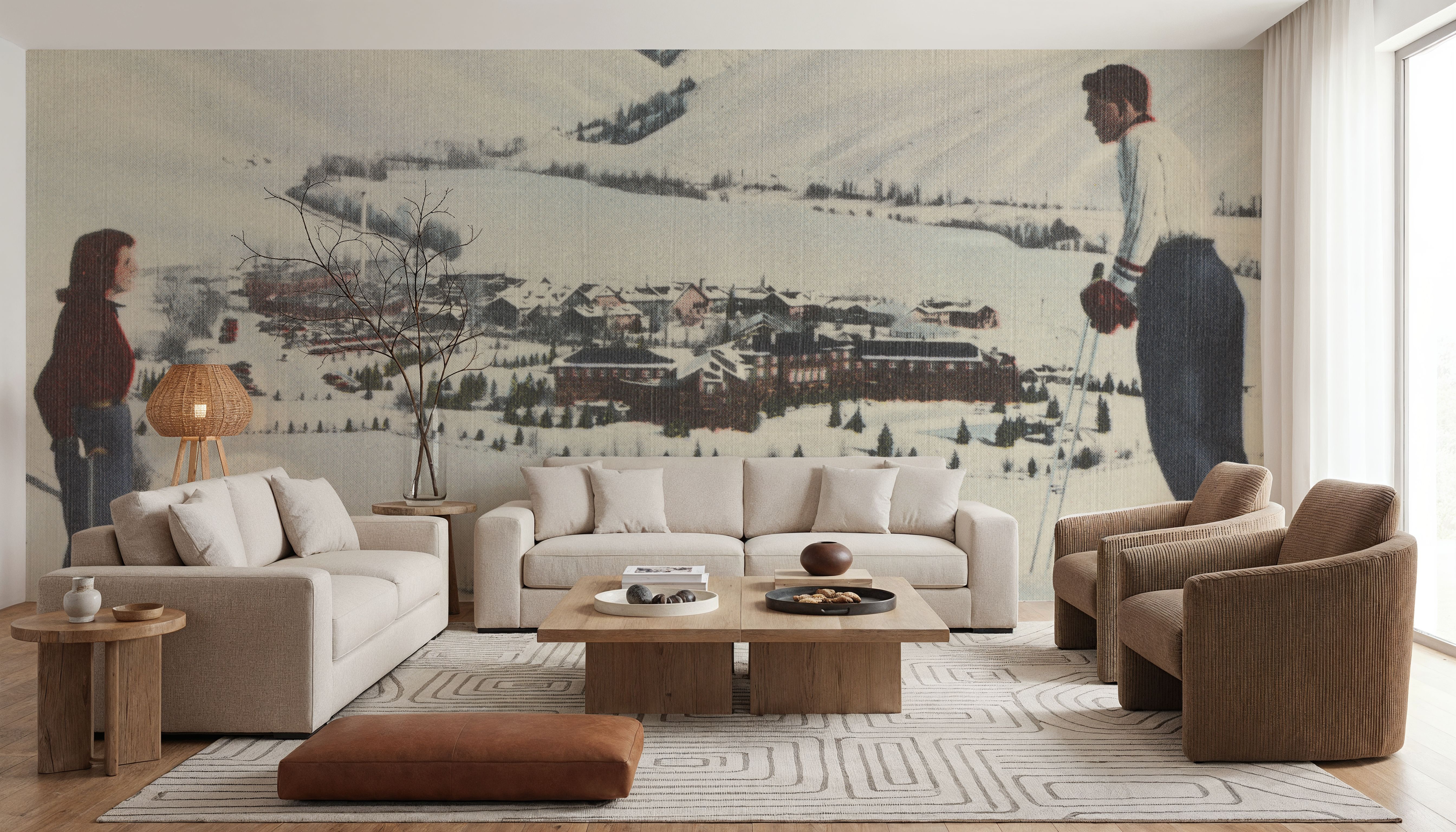 Greetings from the Slopes - Screenprint Postcard