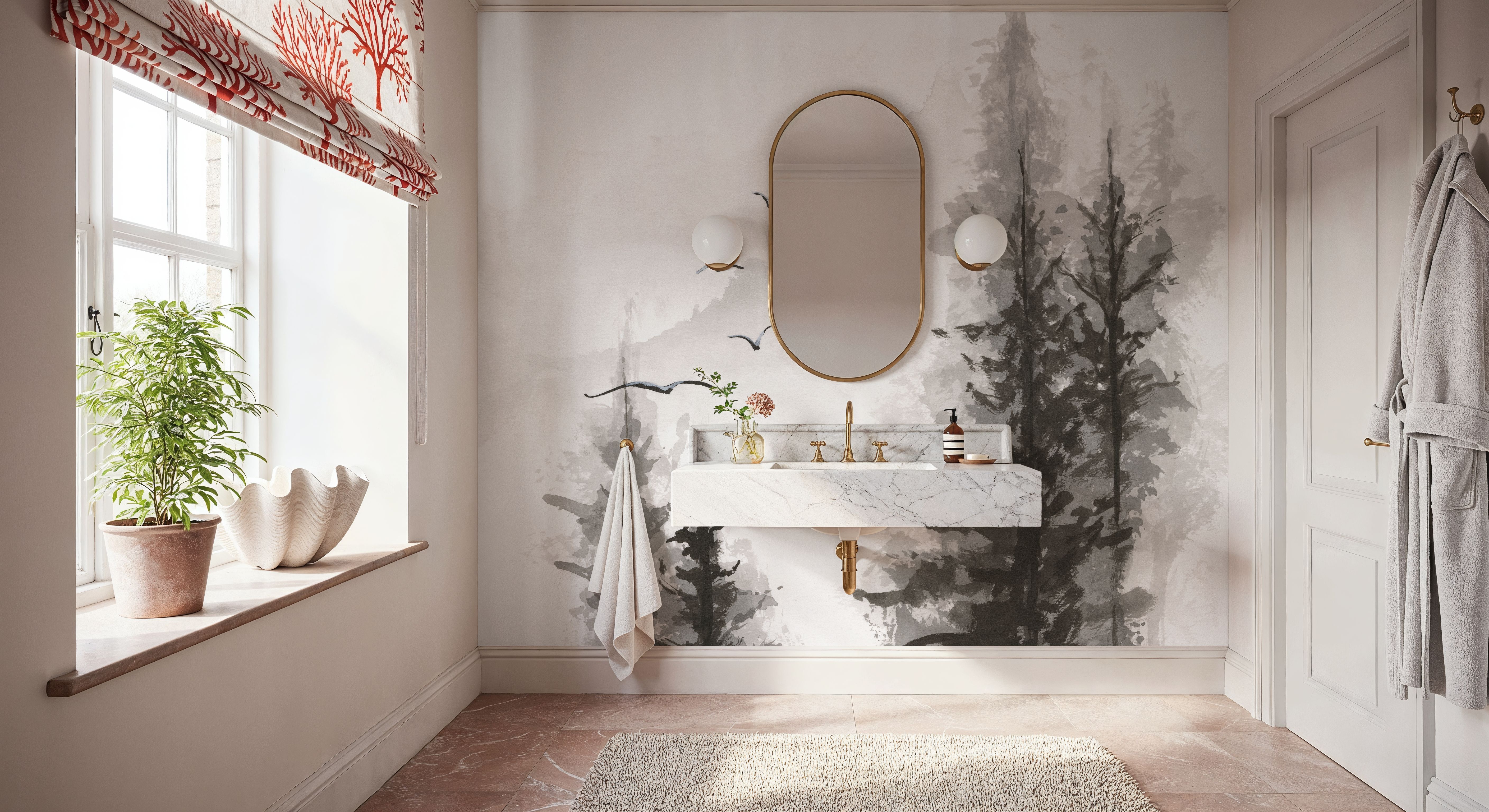 Free Flight I, Tapet