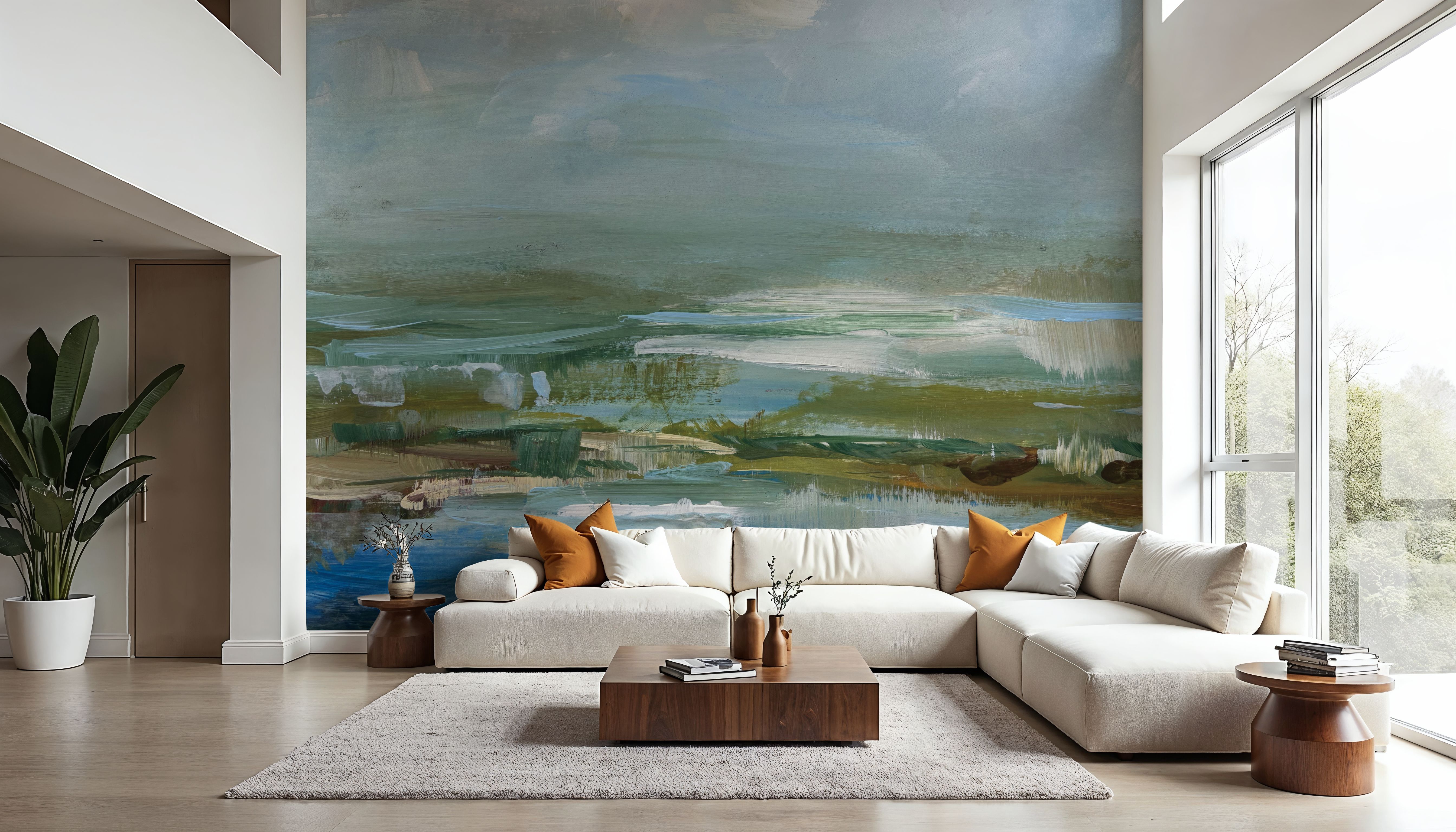 Lush Valley, Papel pintado