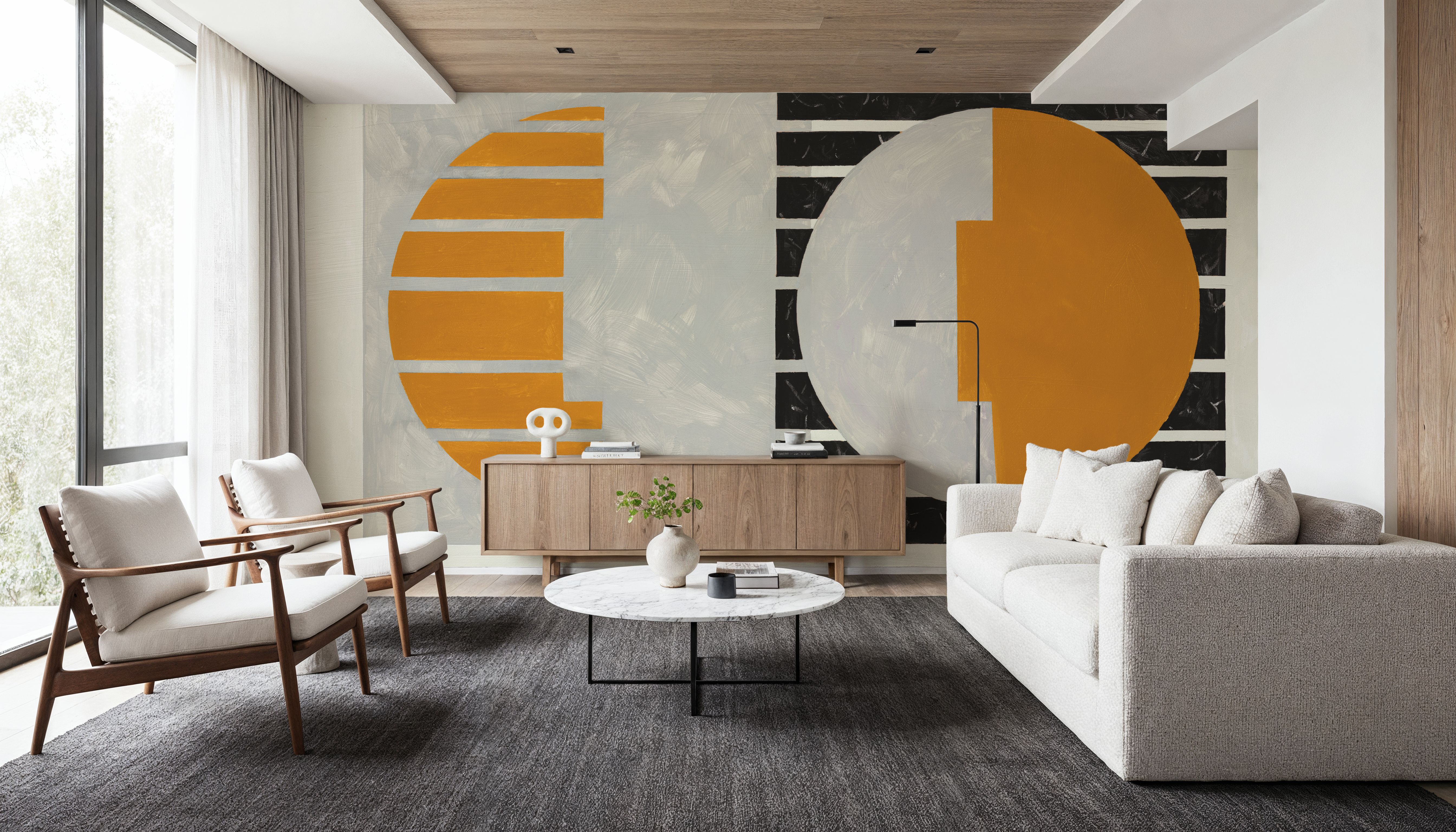 Brown and Gray Speaking, Papel de parede