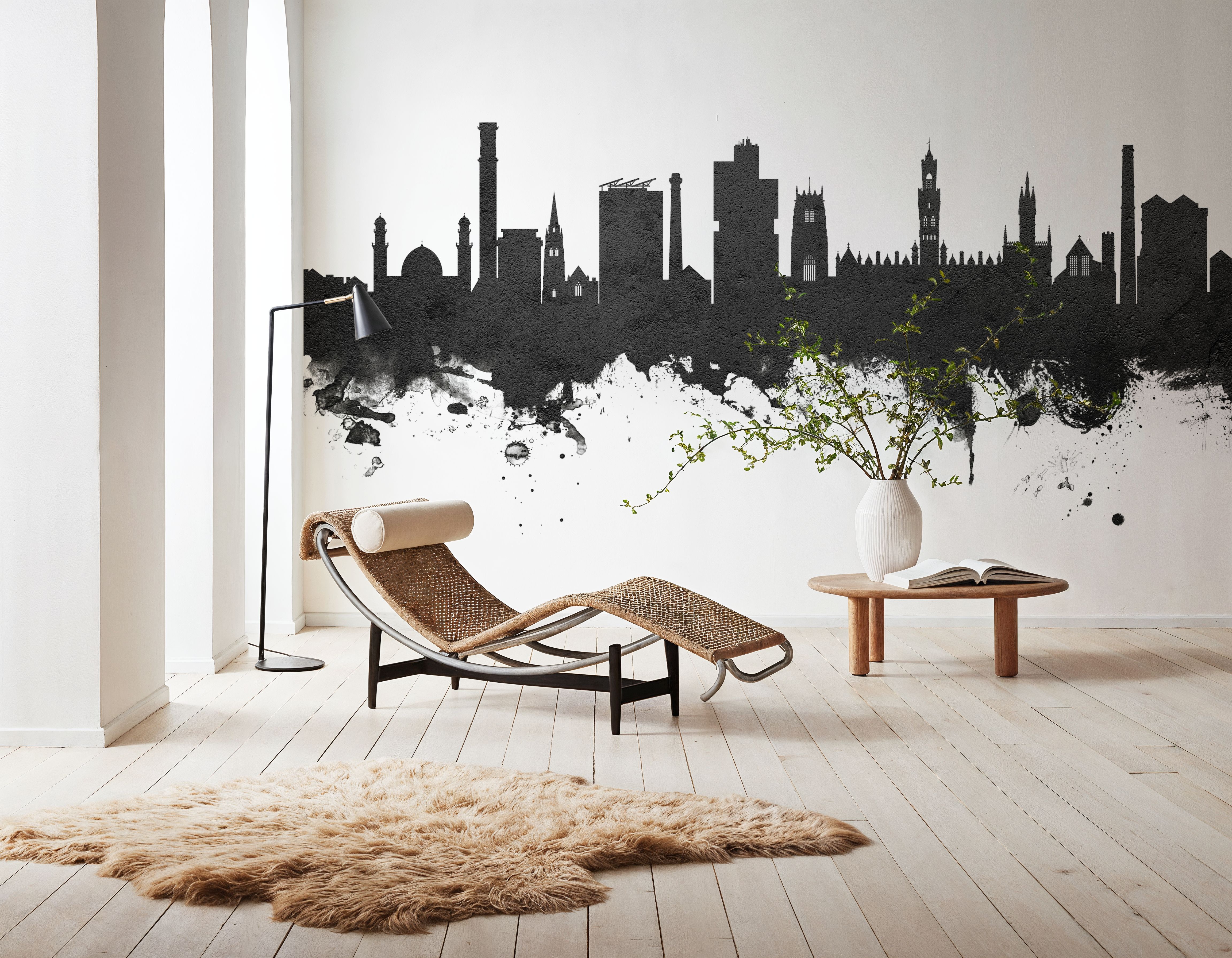 Bradford England Skyline Black & White