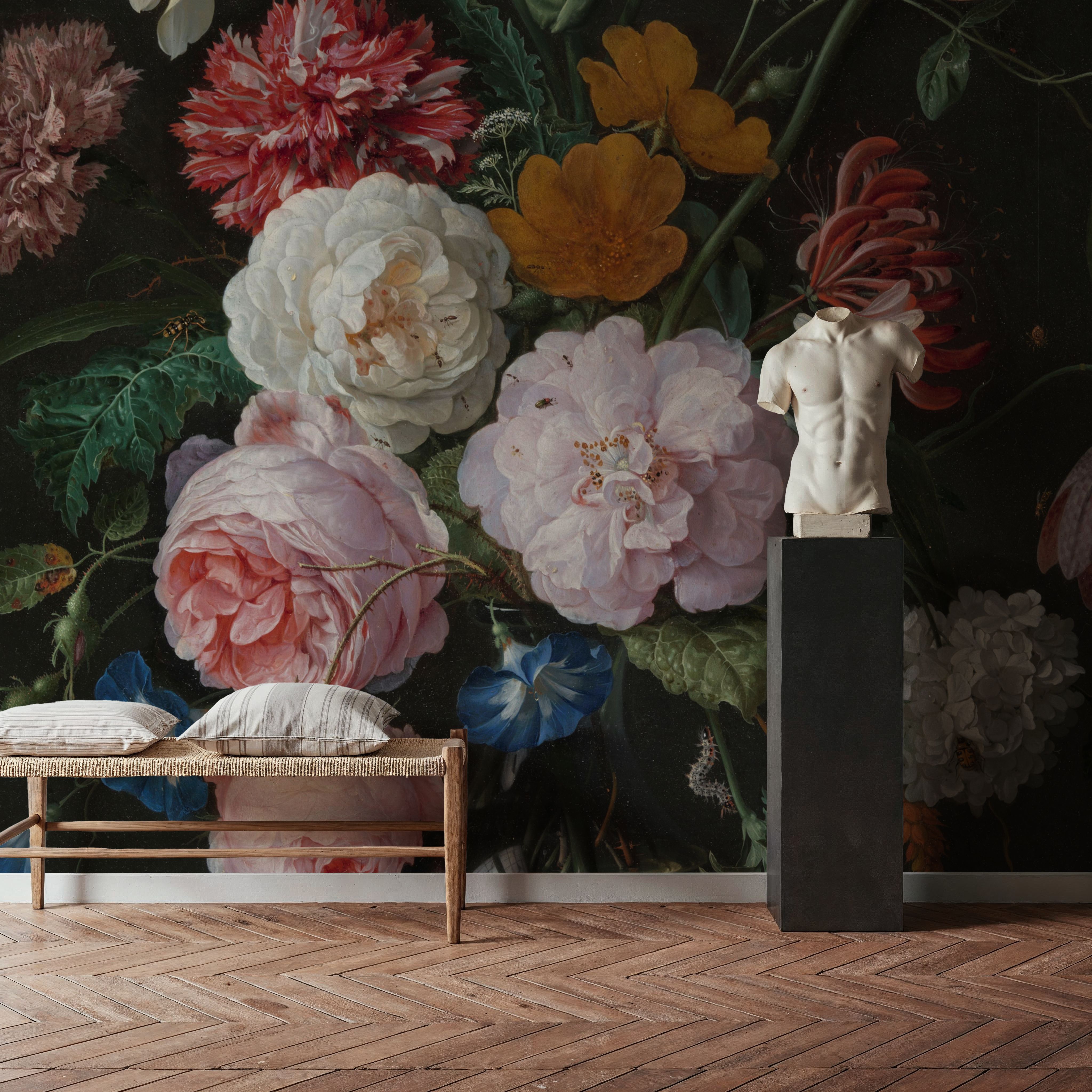 Still Life with Flowers in a Glass Vase