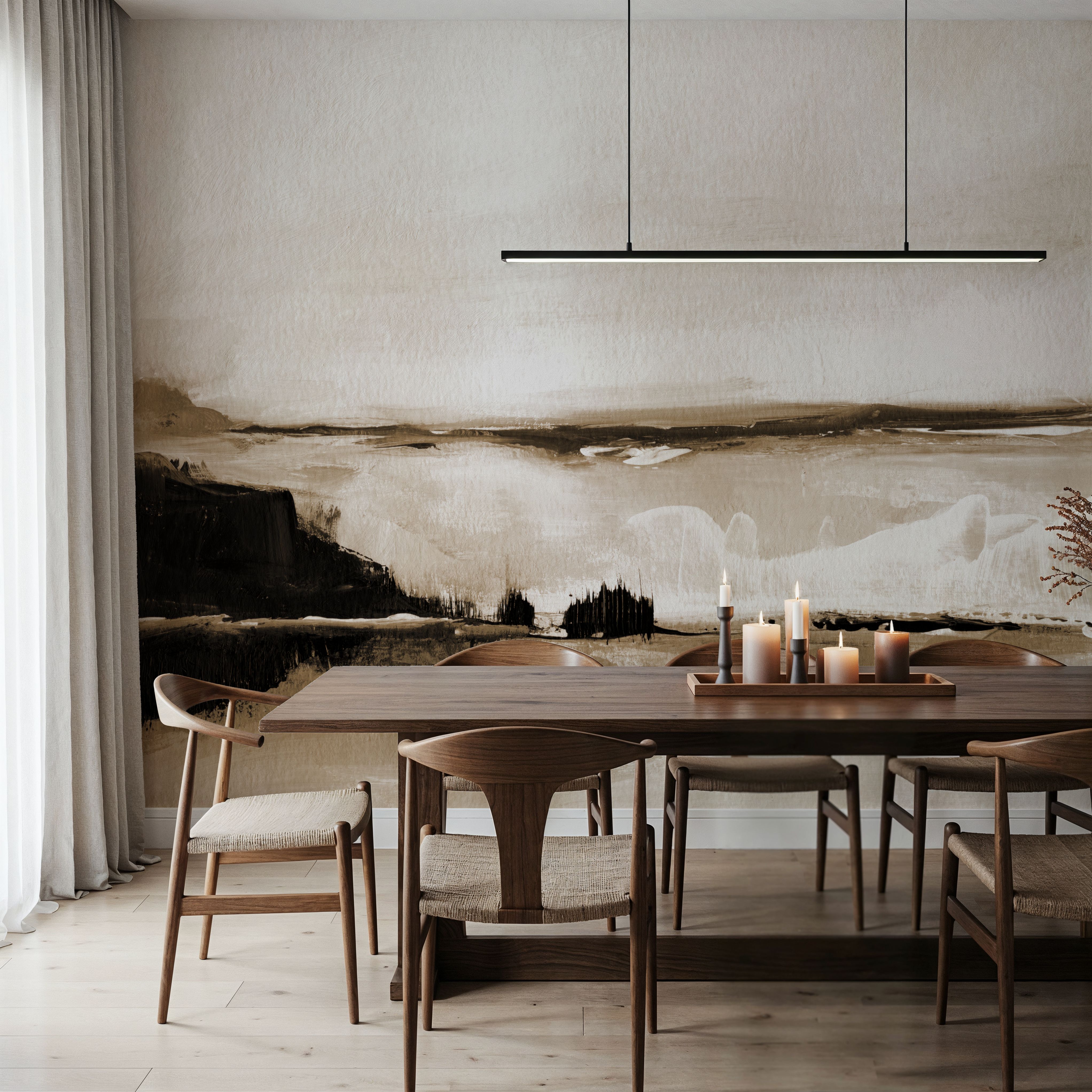 Vintage Landscape Mountainside