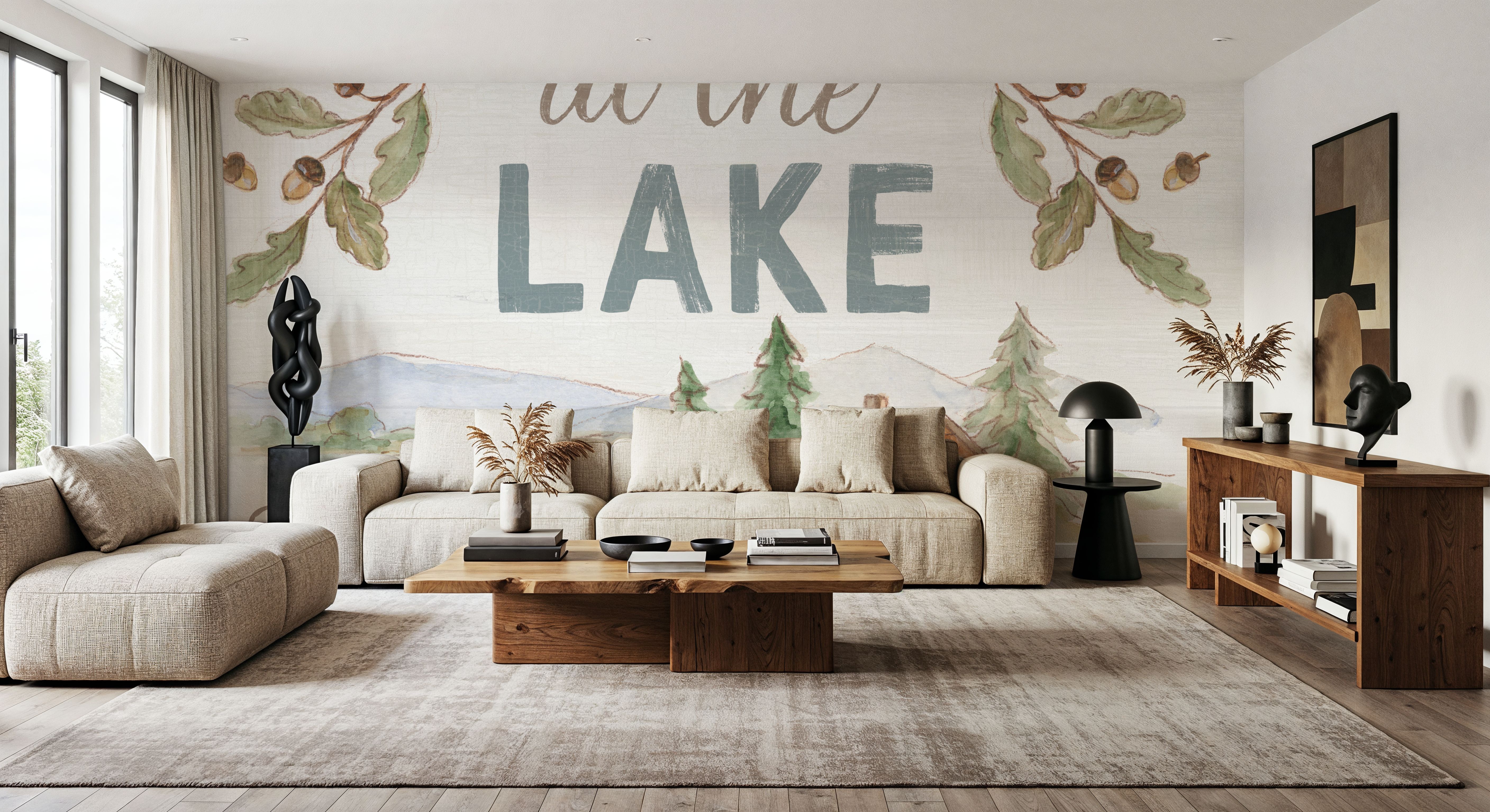 Lake Retreat IX, Wallpaper