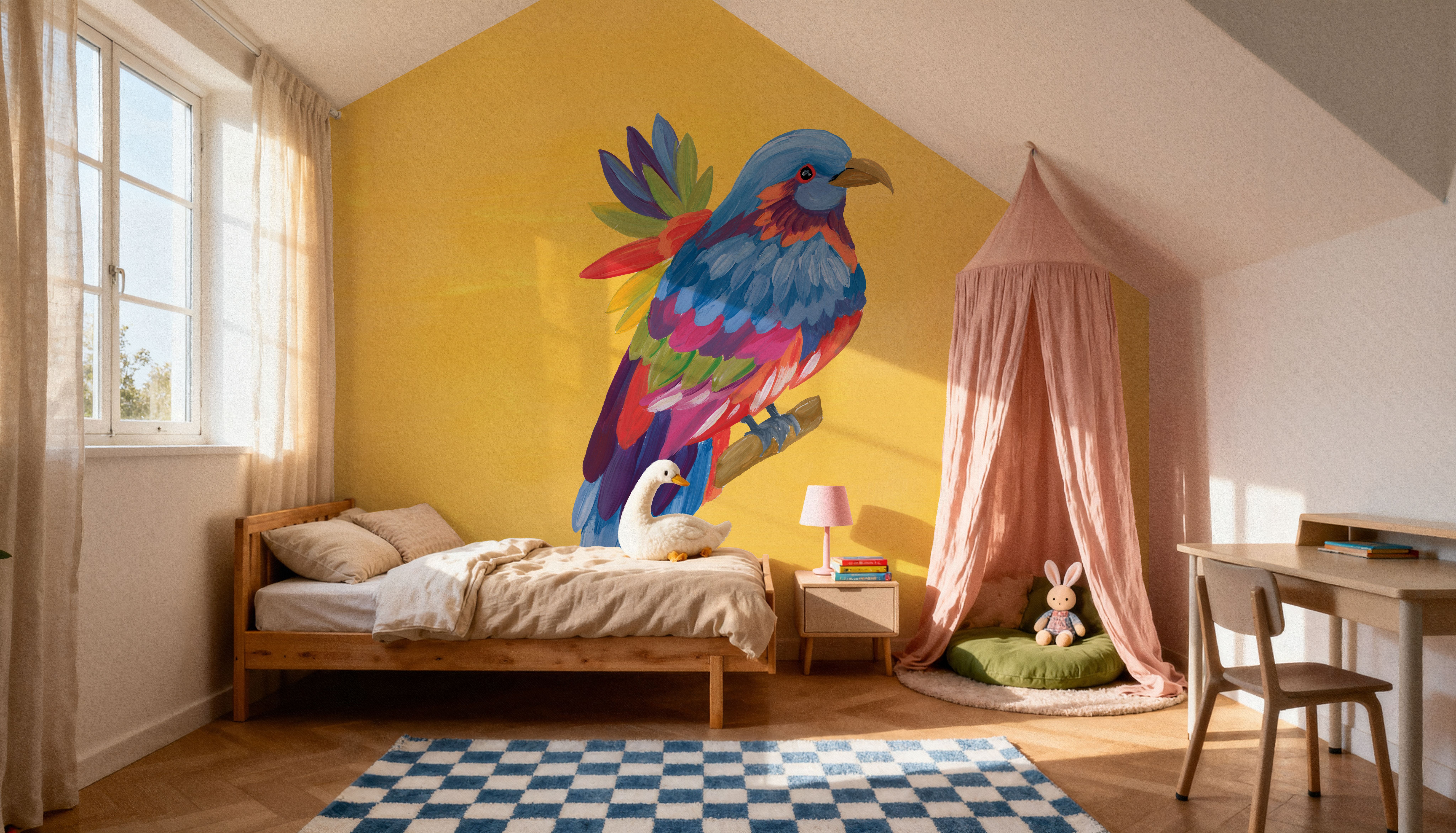 Birds of Paradise I, Wallpaper