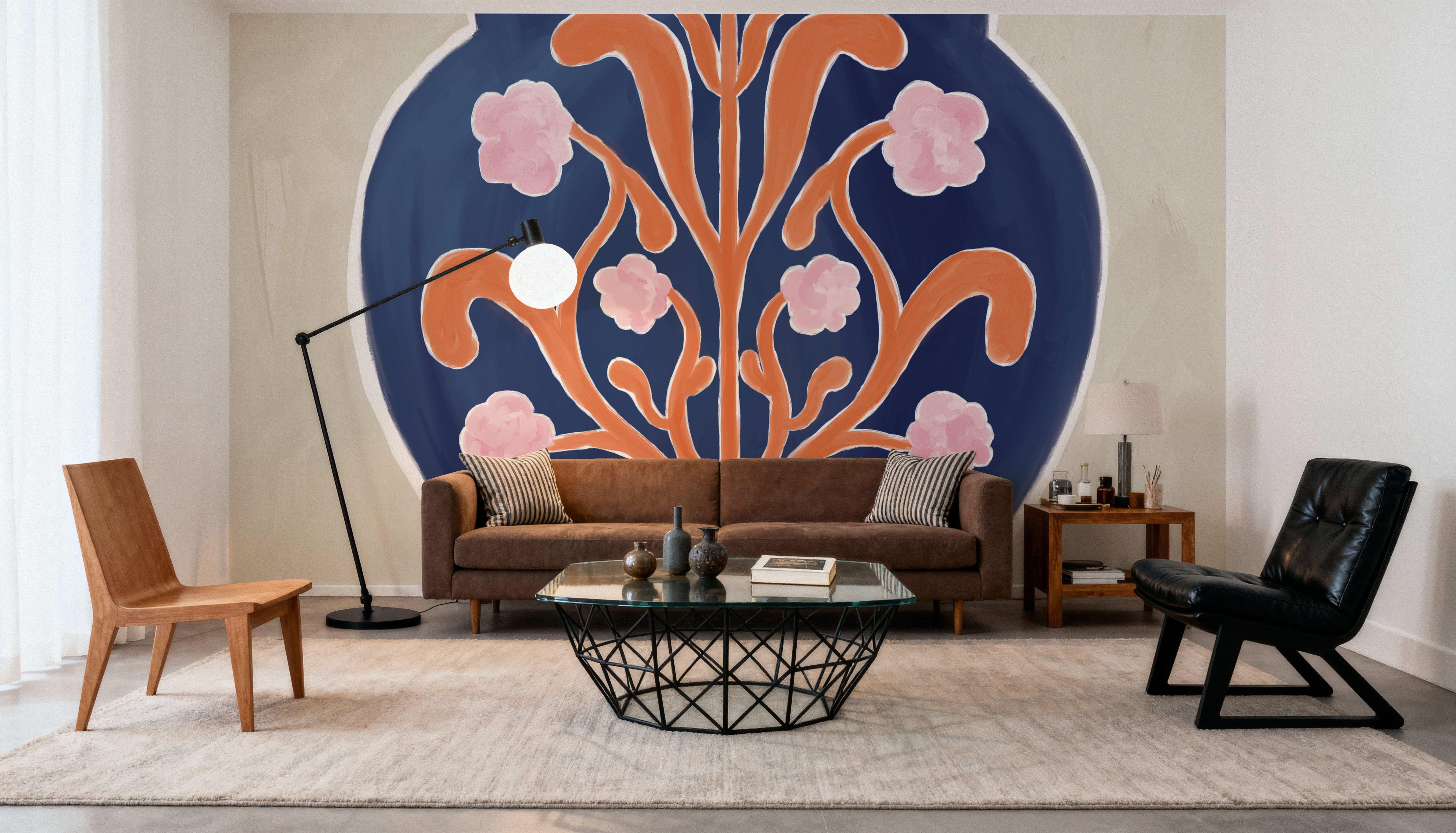 Folk Style Vessel I, Behang