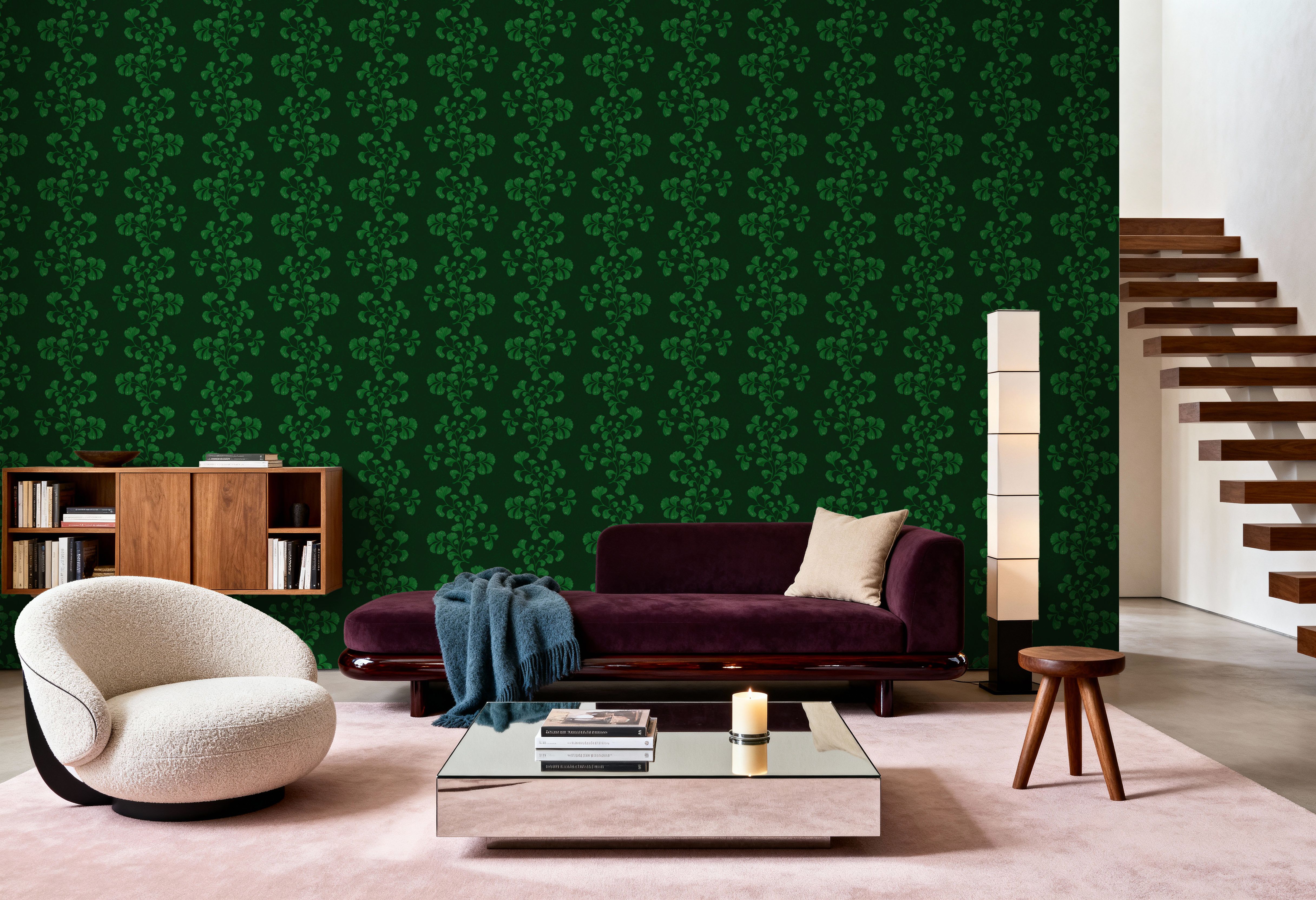 Fern Stripes, Chlorophyll Green