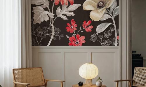 Flora Toile I Dark