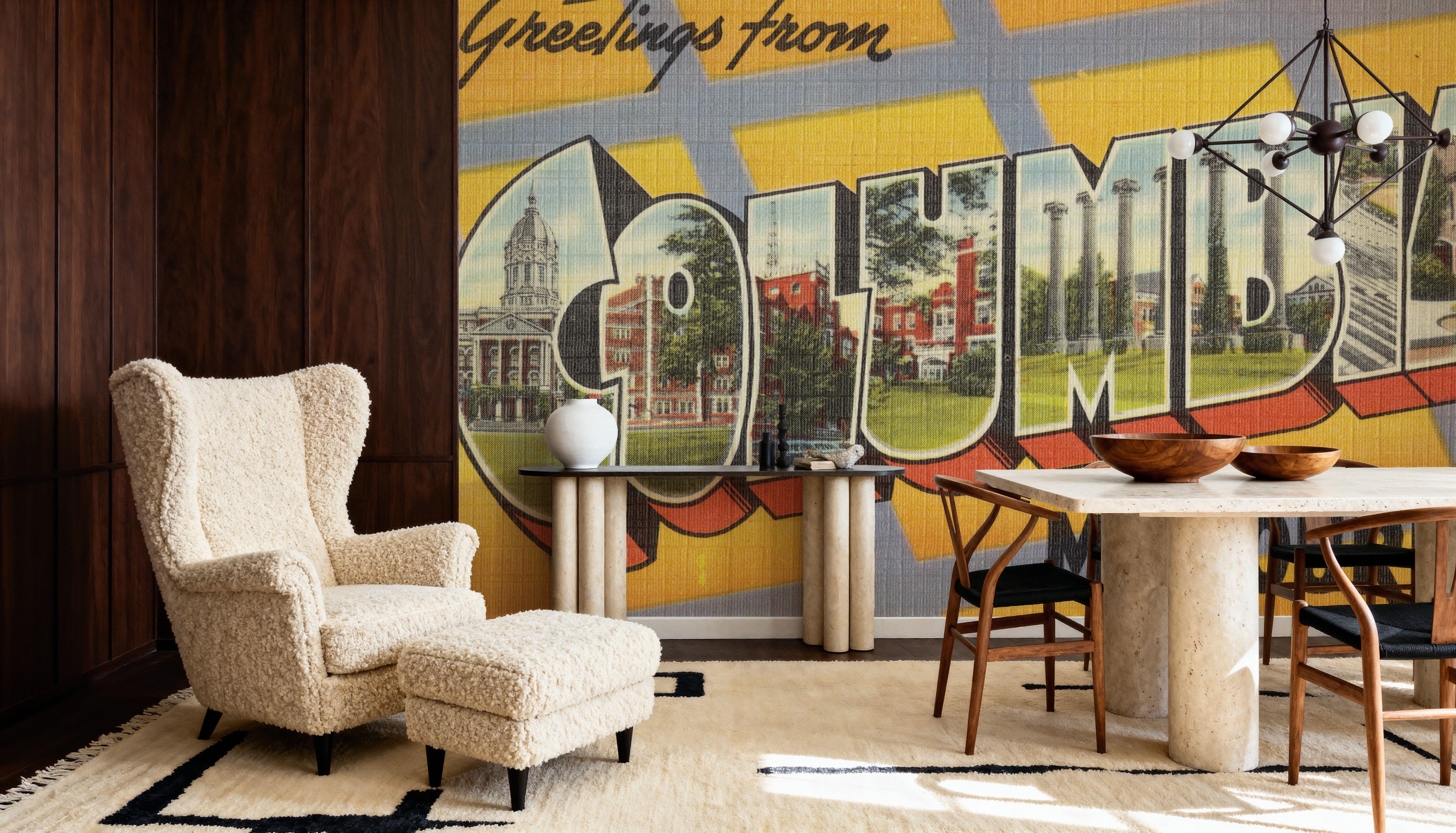 Greetings from Columbia - Screenprint Postcard