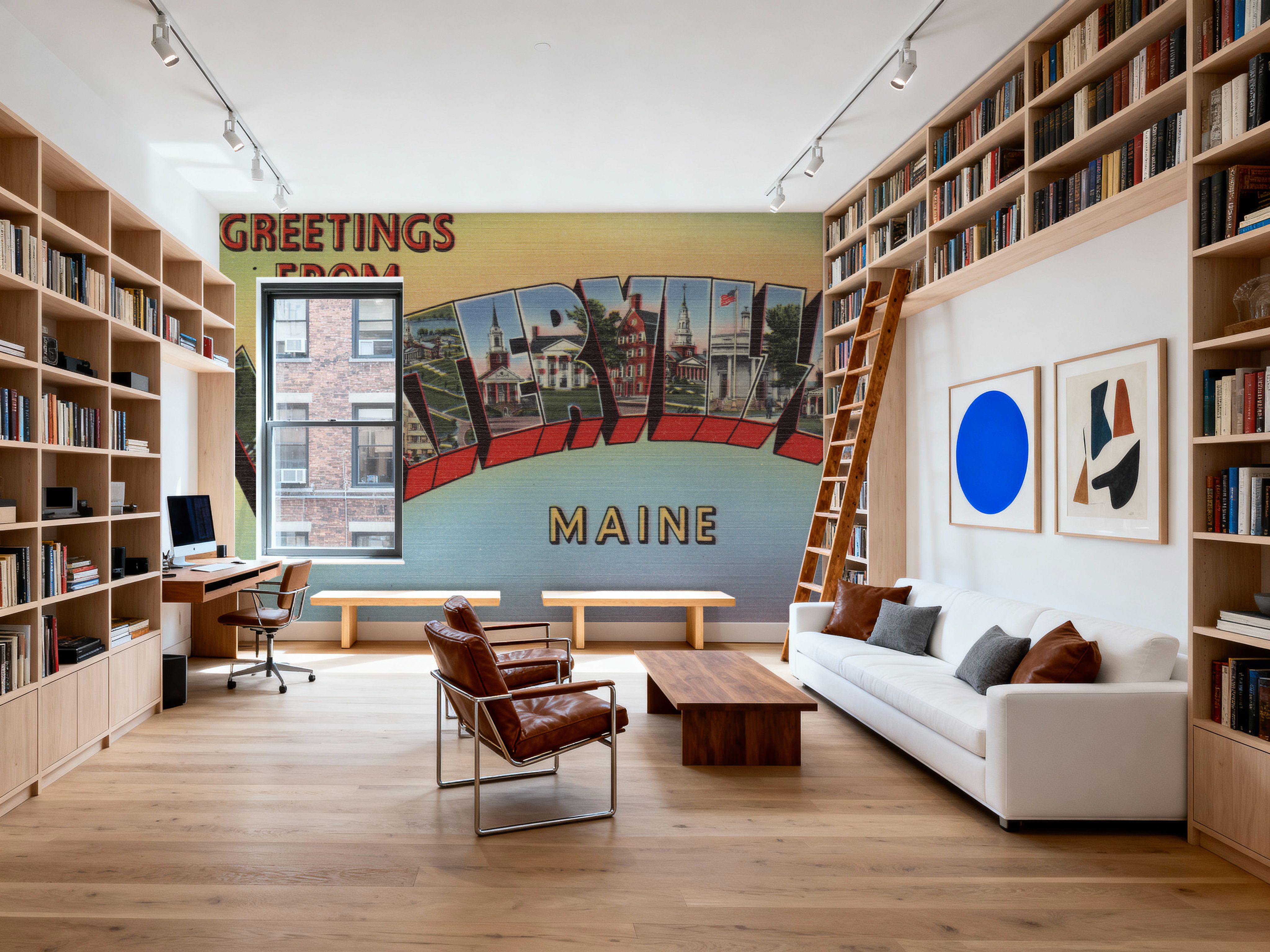 Greetings from Waterville - Screenprint Postcard