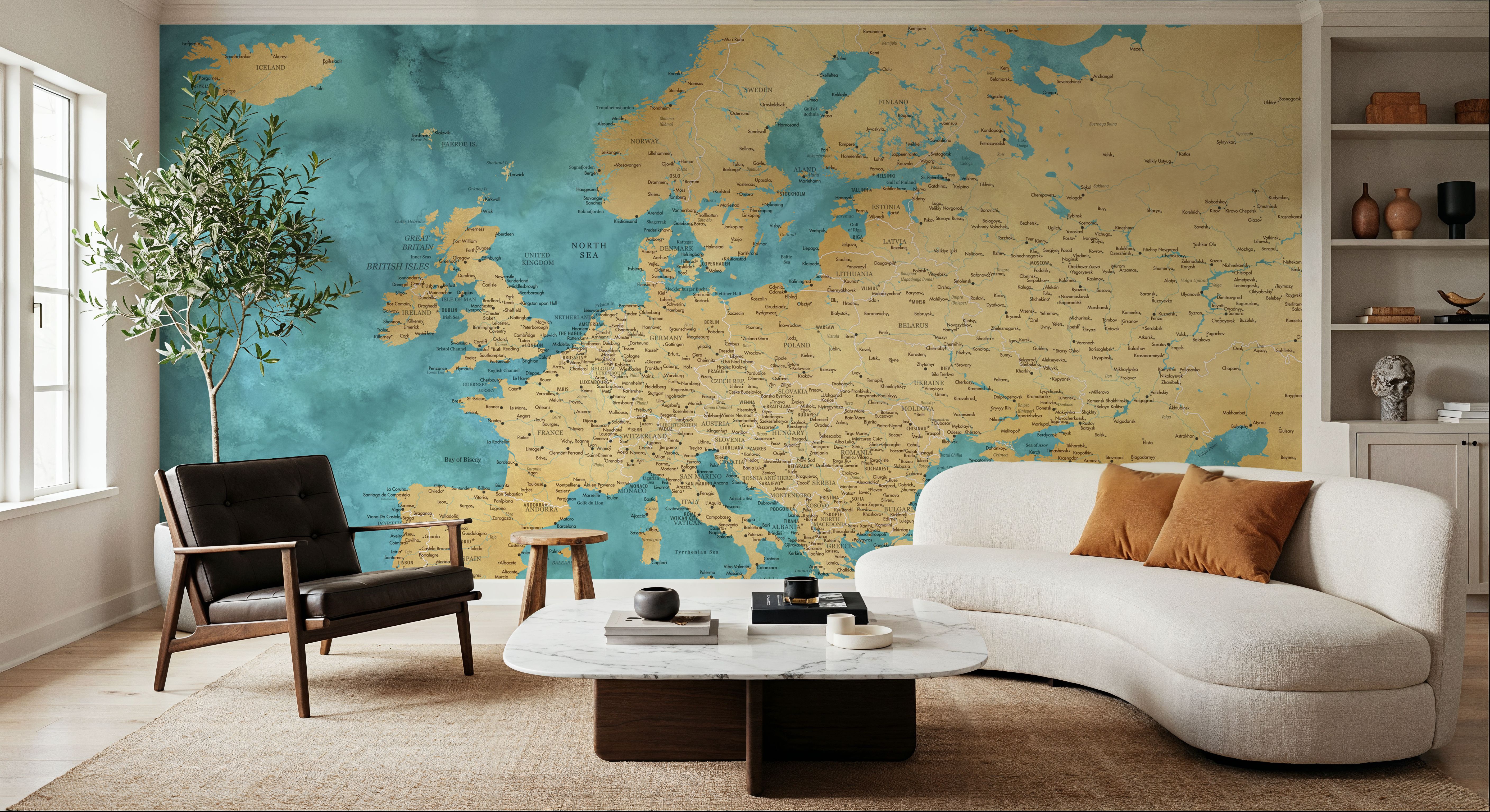 Europe Map Detailed - Lexy