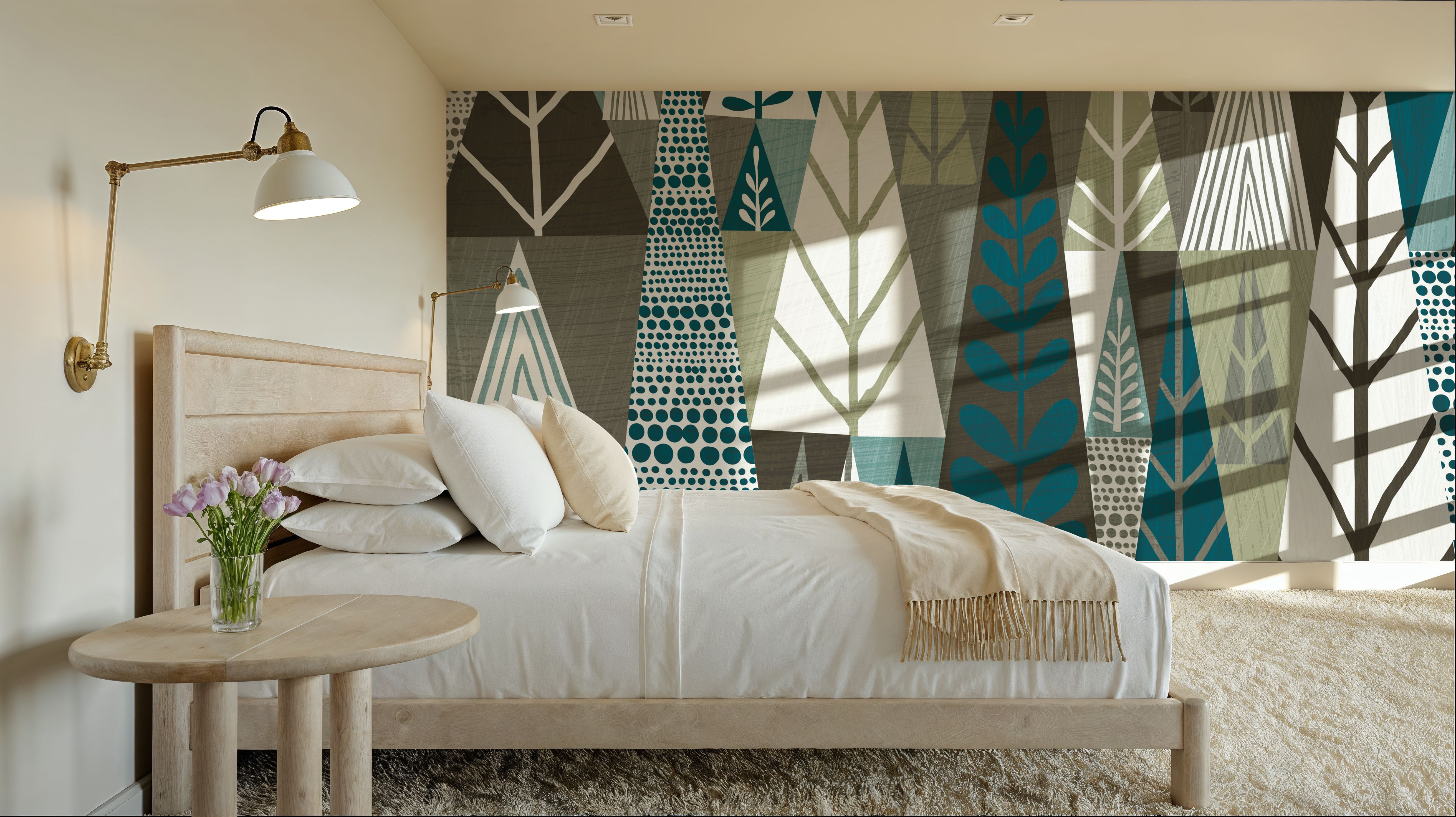 Geometric Forest, Wallpaper