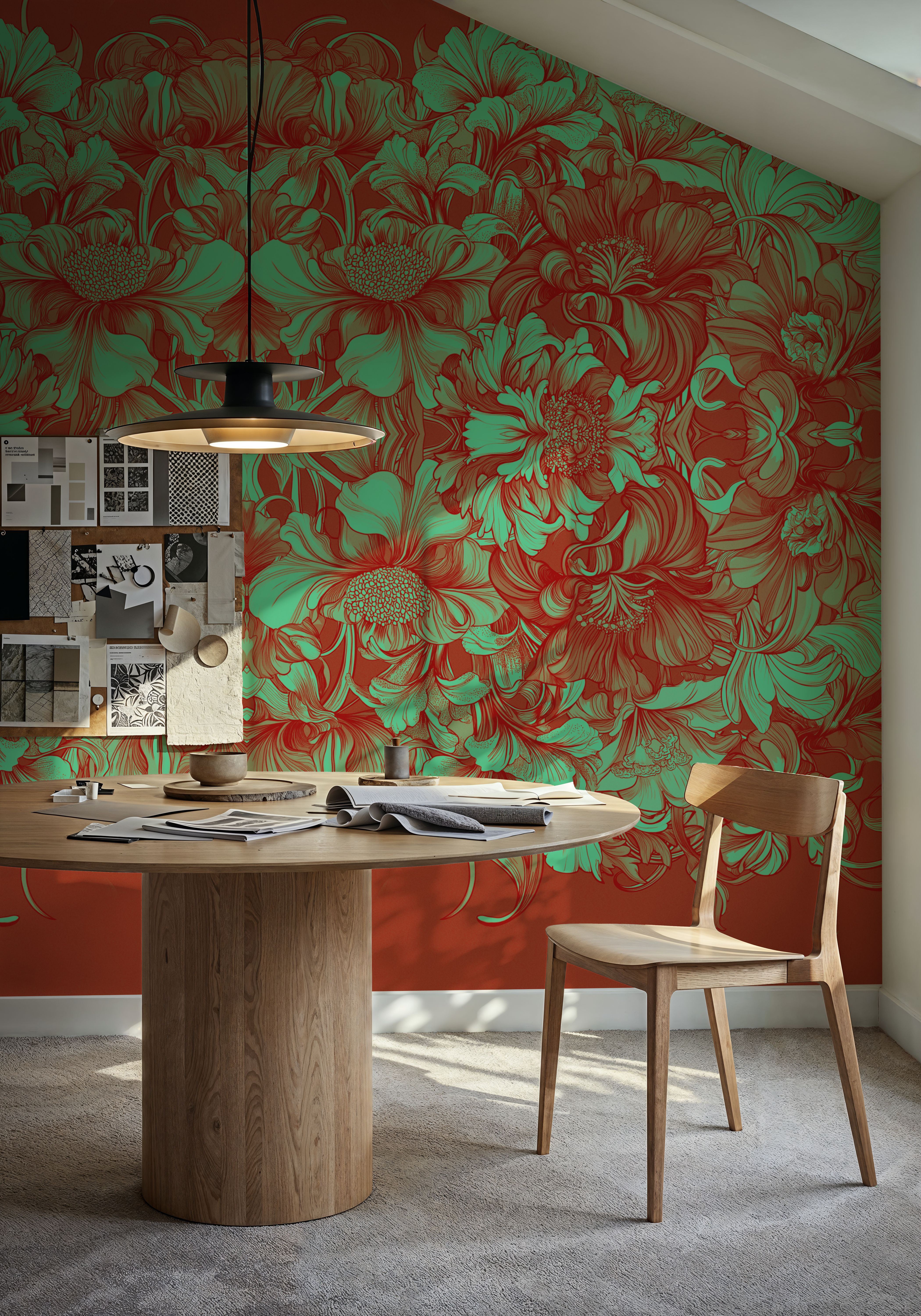 Scandi Flower Ceiling VI