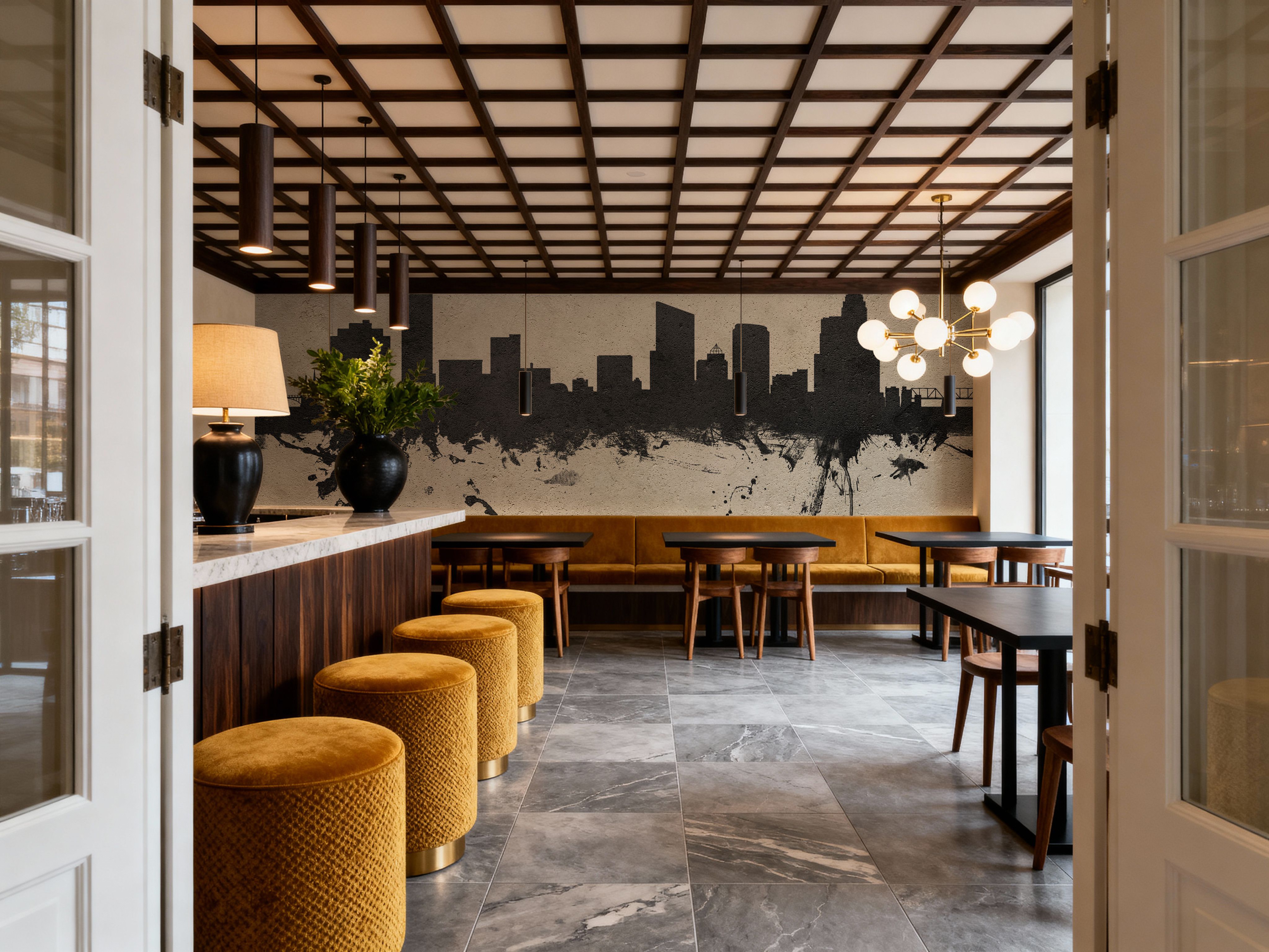 Grand Rapids Michigan Skyline Concrete