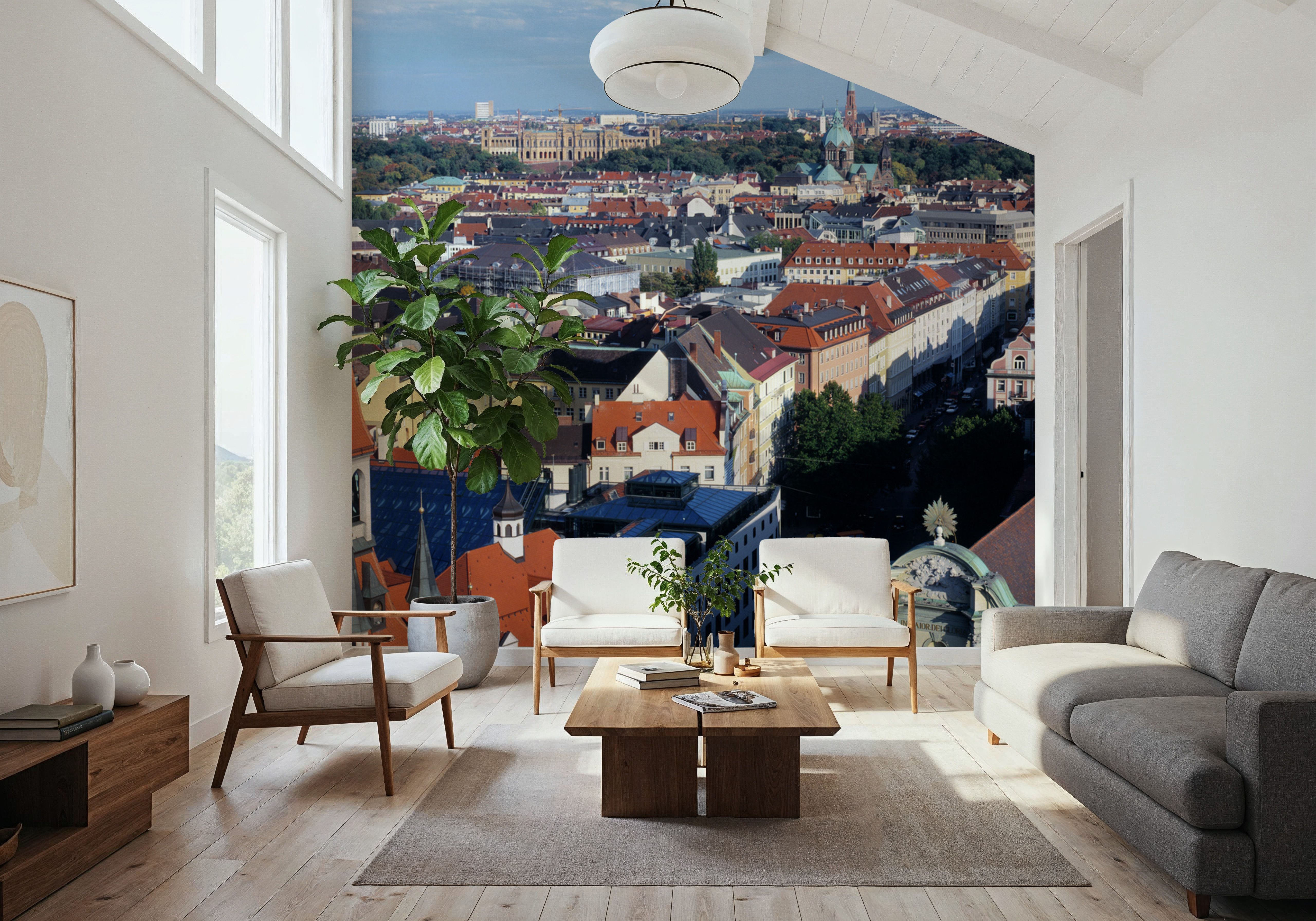 Historic Terracotta Skyline, Wallpaper