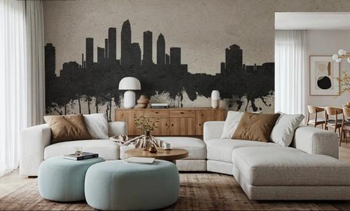 Tampa Florida Skyline Concrete