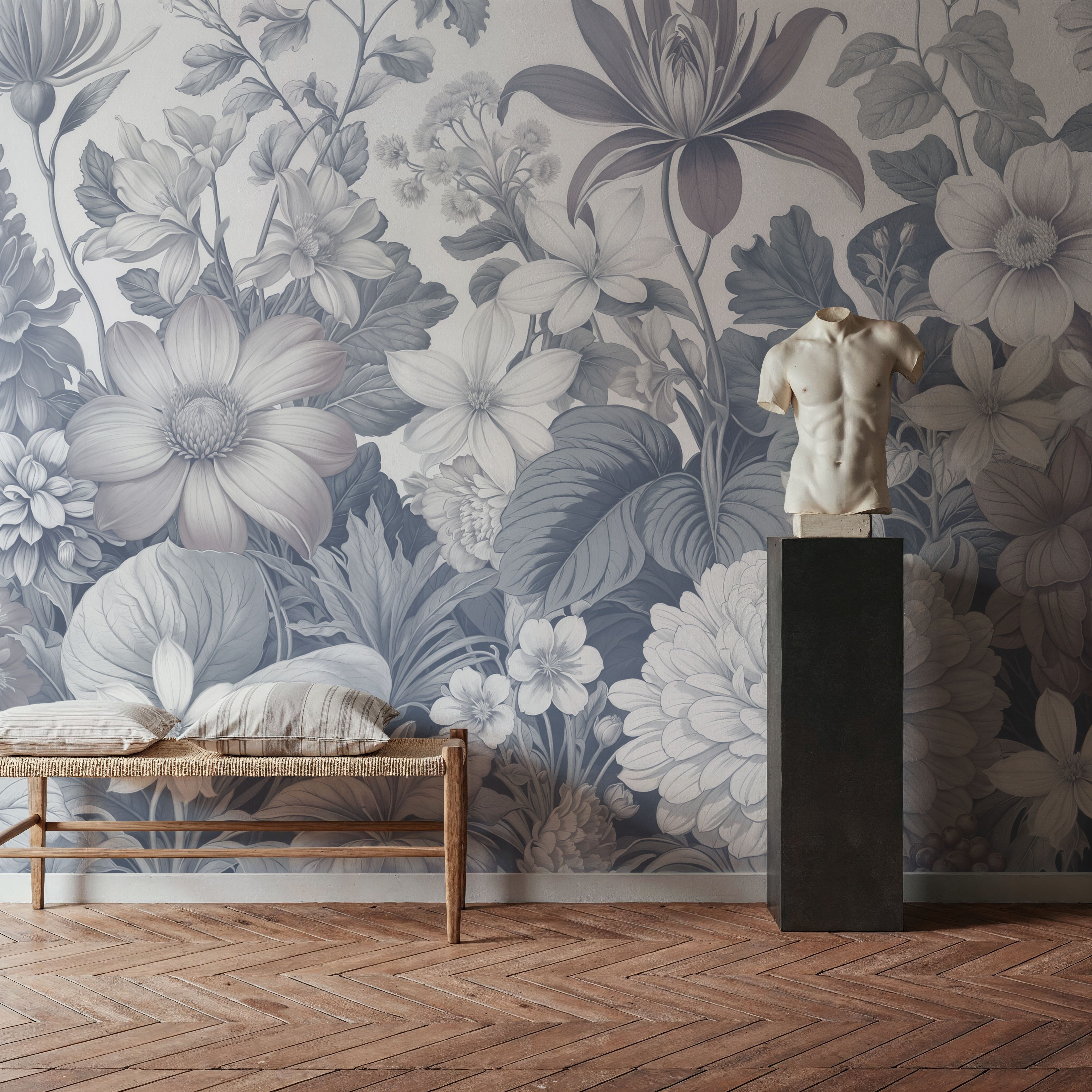 Dahlia Days, Ice Blue