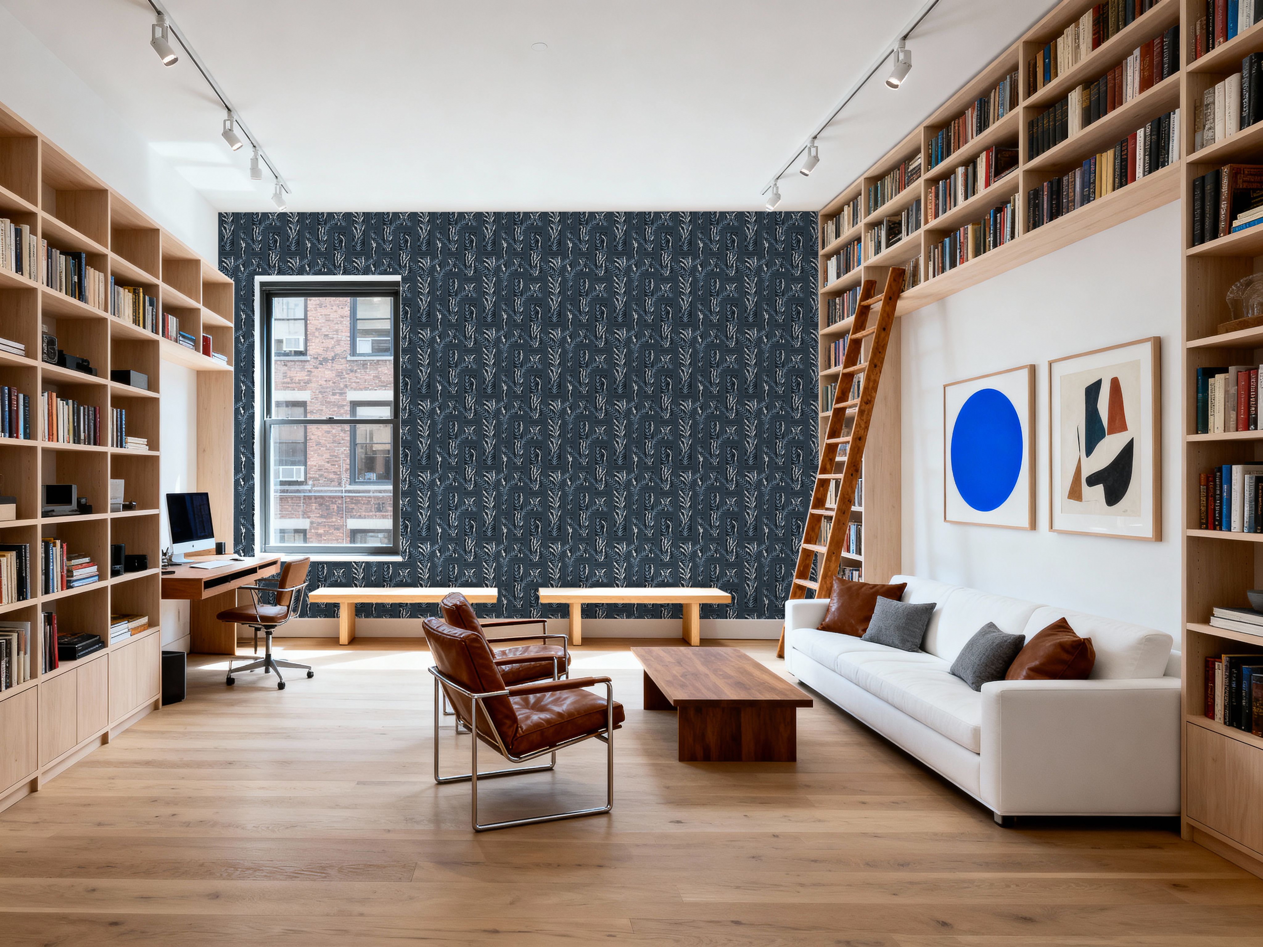 Samarkand Ferns, Aegan Blue