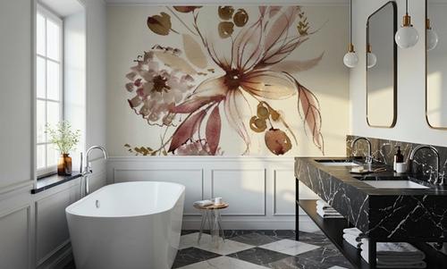 Sepia Floral