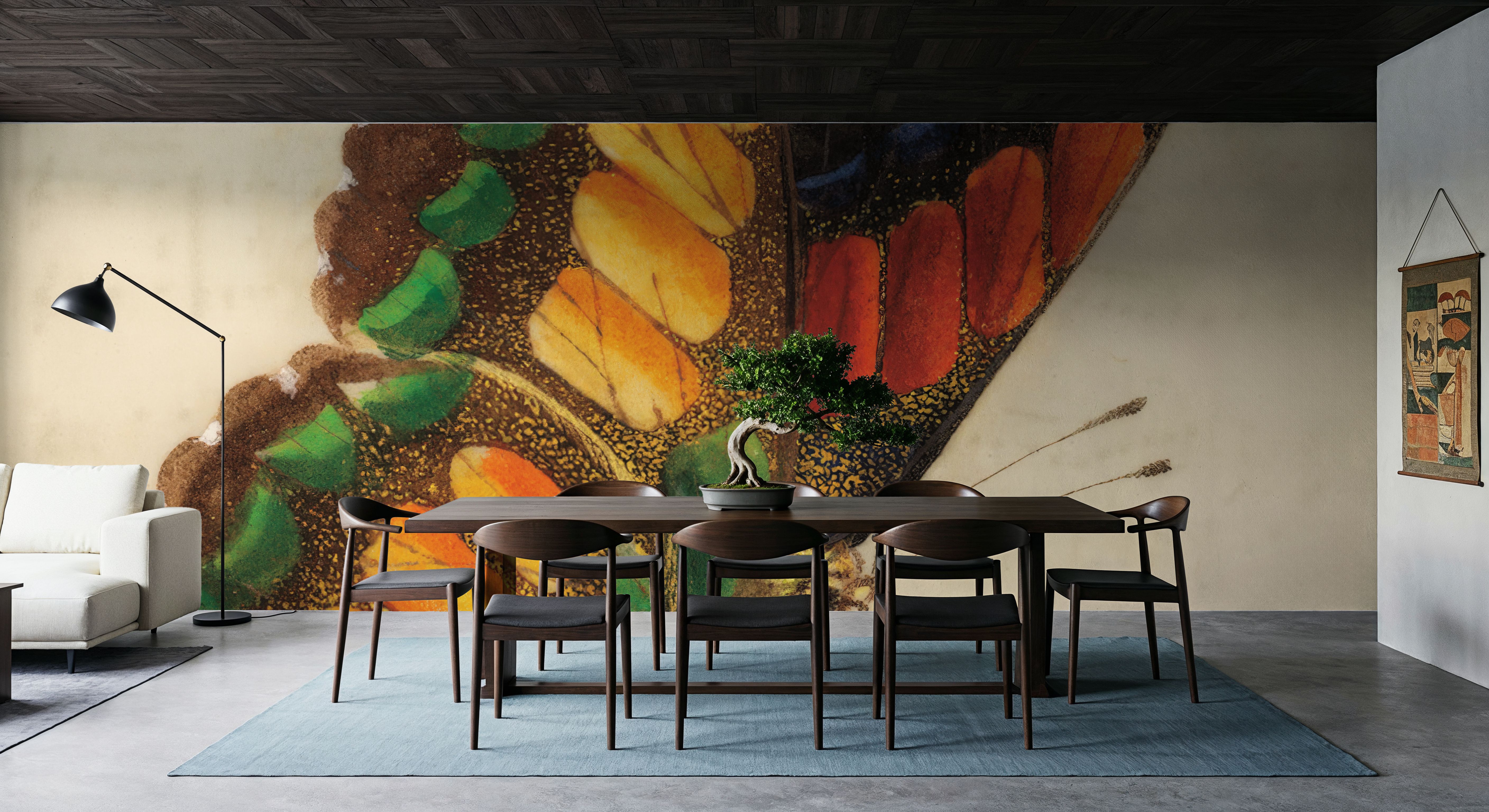 Vintage Yellow Butterfly