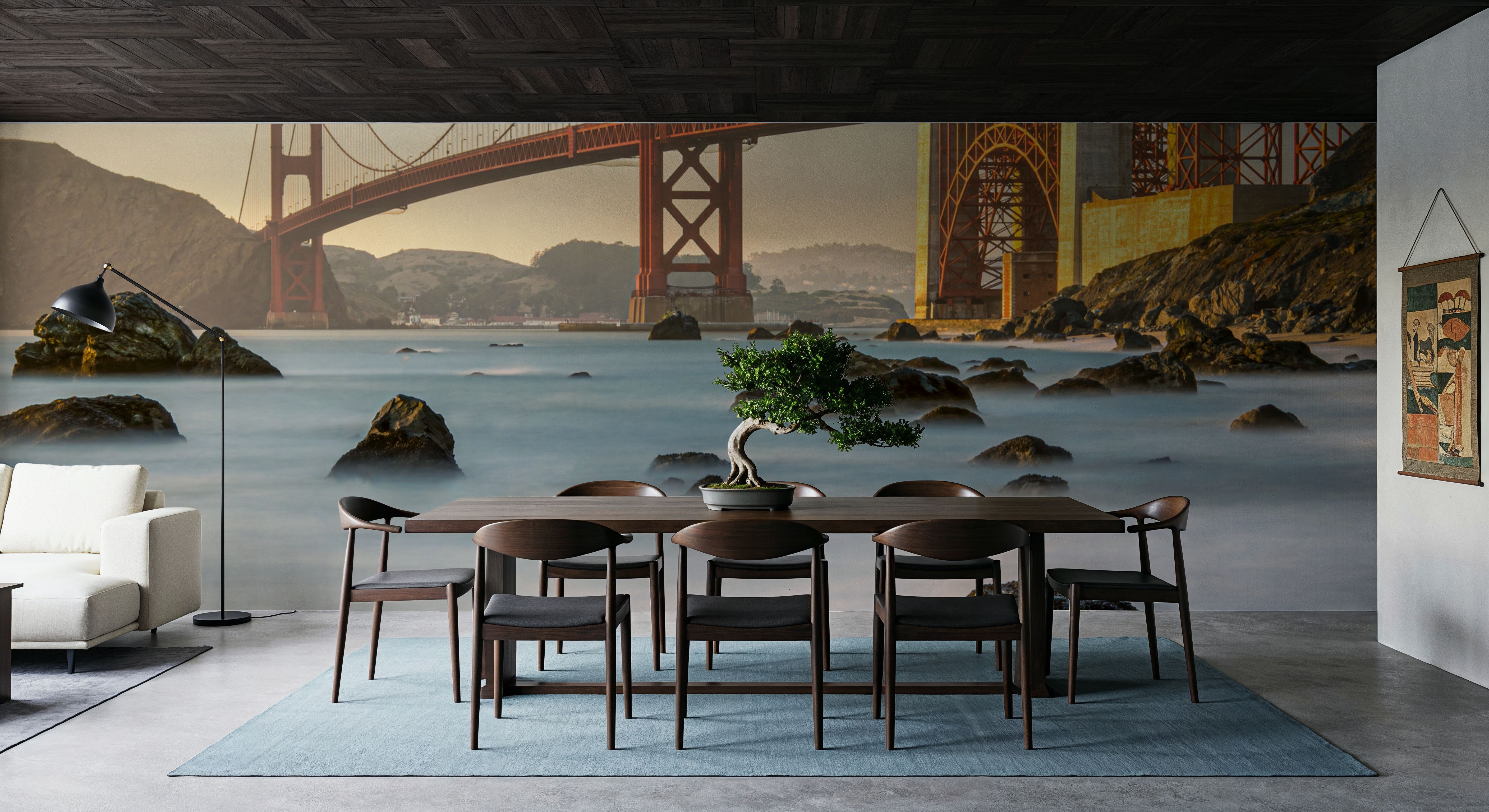 Golden Gate Bridge from Marshall Beach, Wallpaper