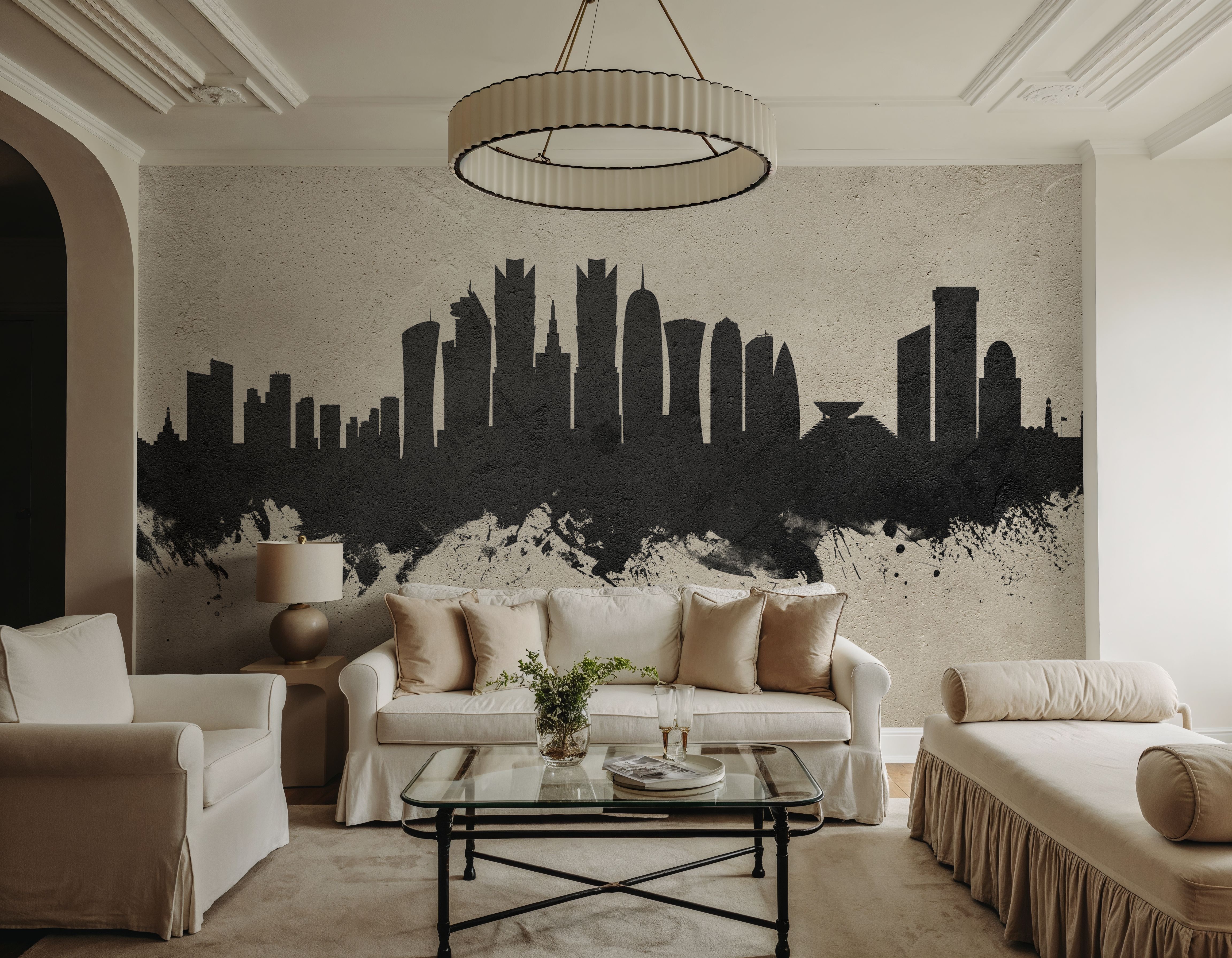 Doha Qatar Skyline Concrete